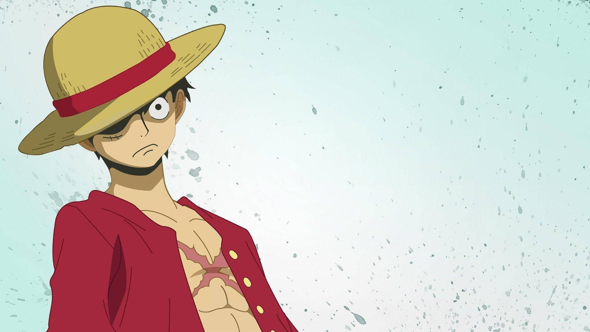 Luffy с едно око Тапет