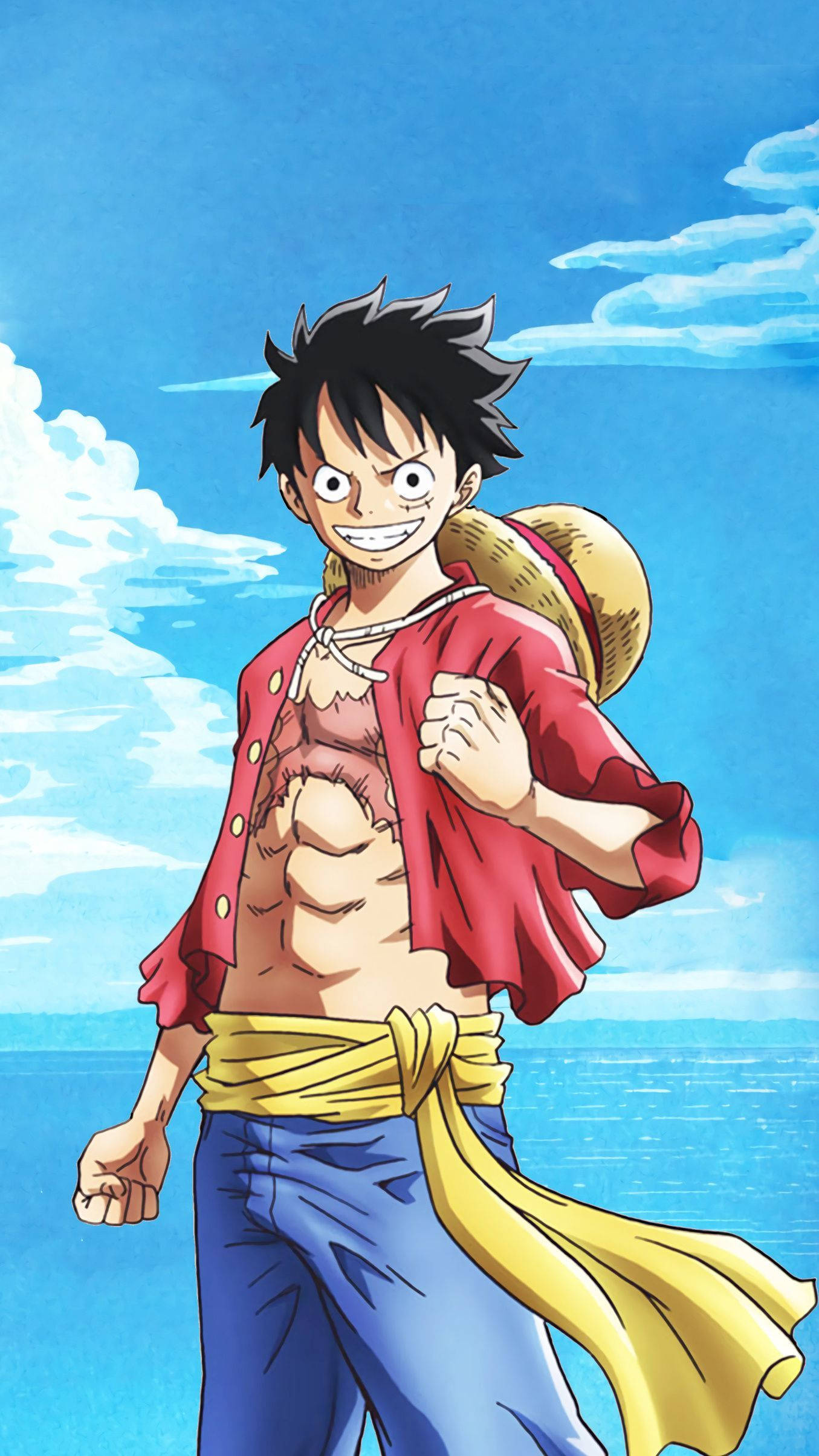 Luffy от One Piece за iPhone Тапет