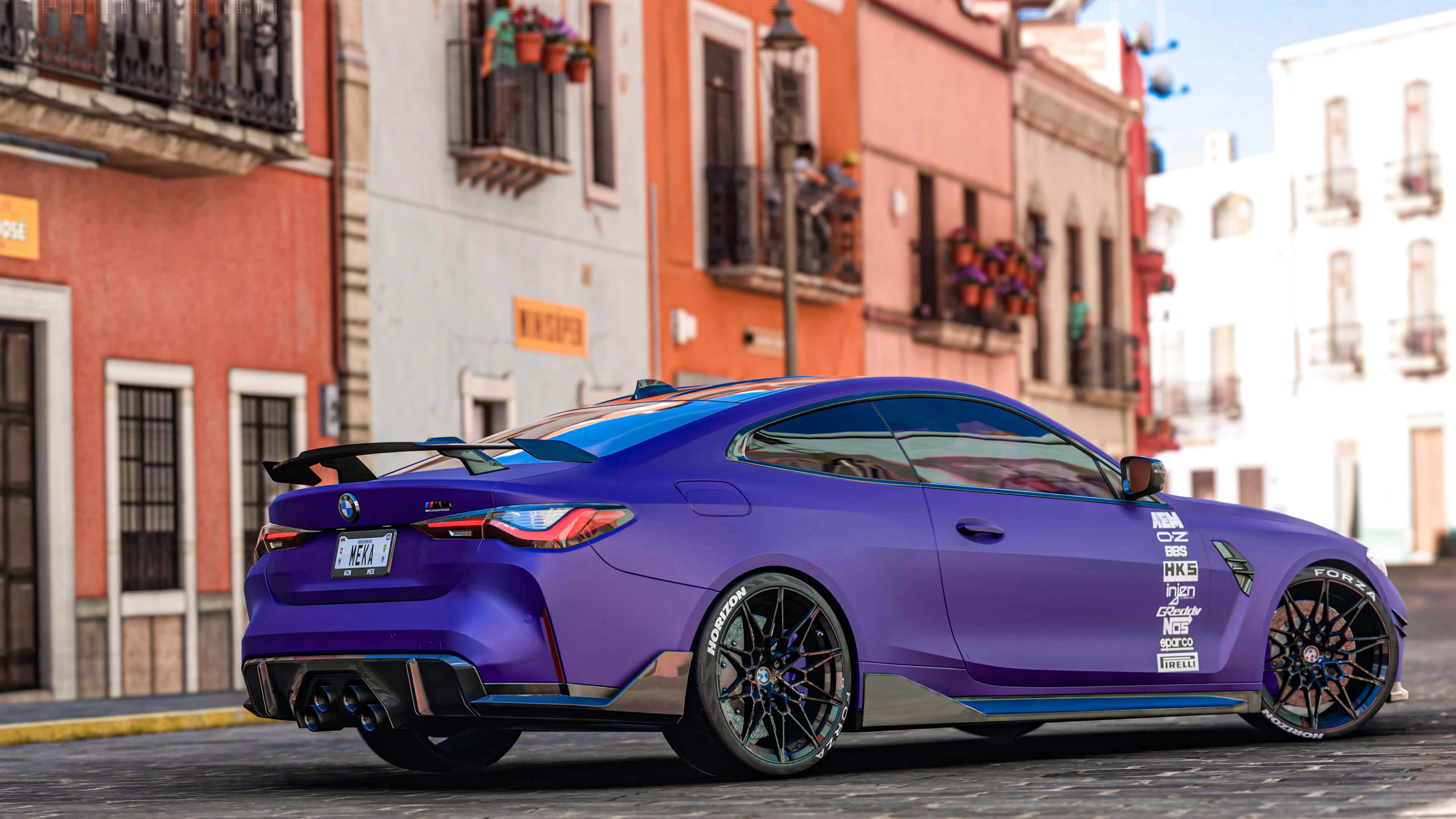 Лилава M4 в Forza Horizon Мексика Тапет