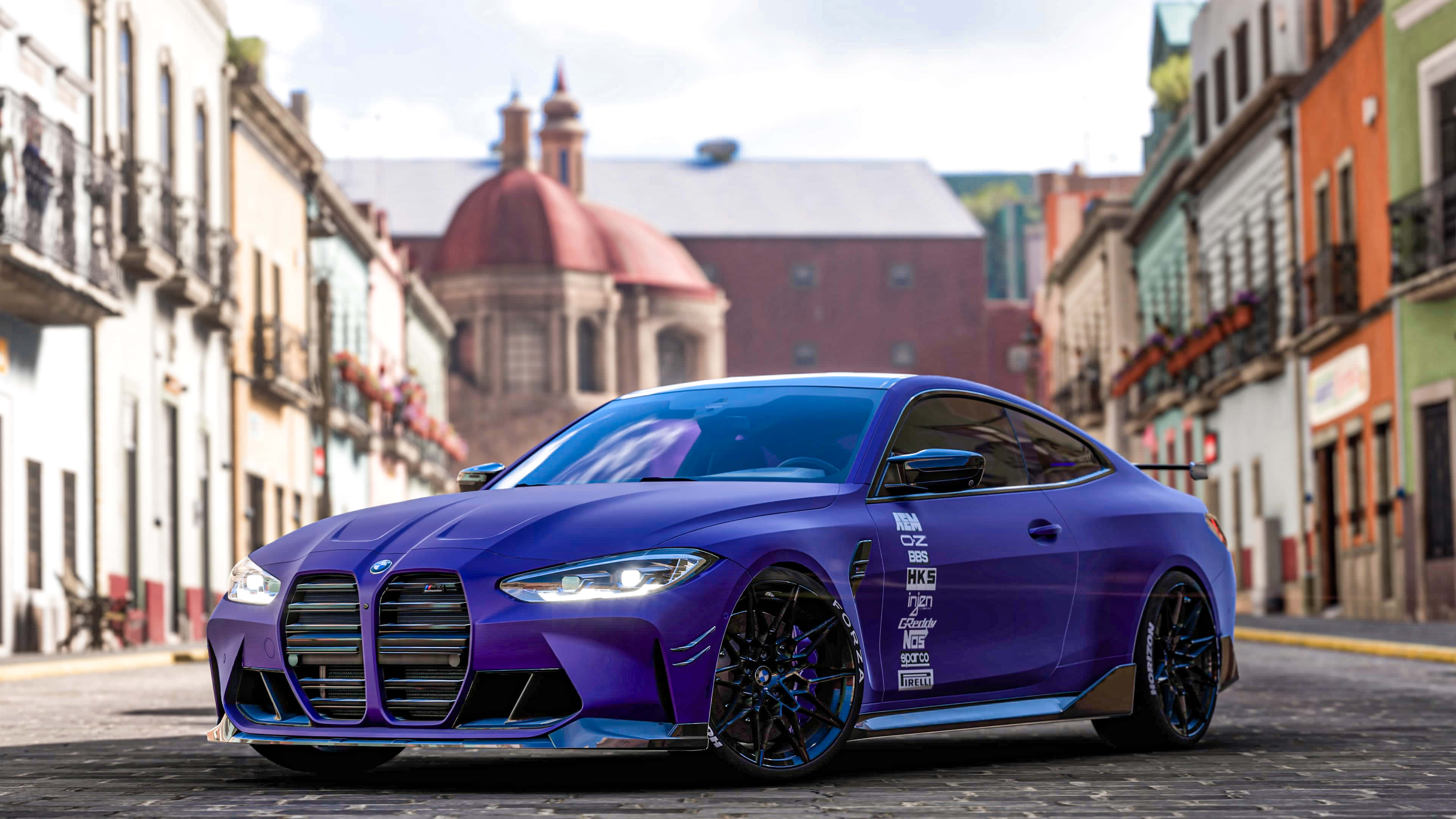 Лилава M4 във Forza Horizon Мексика Тапет