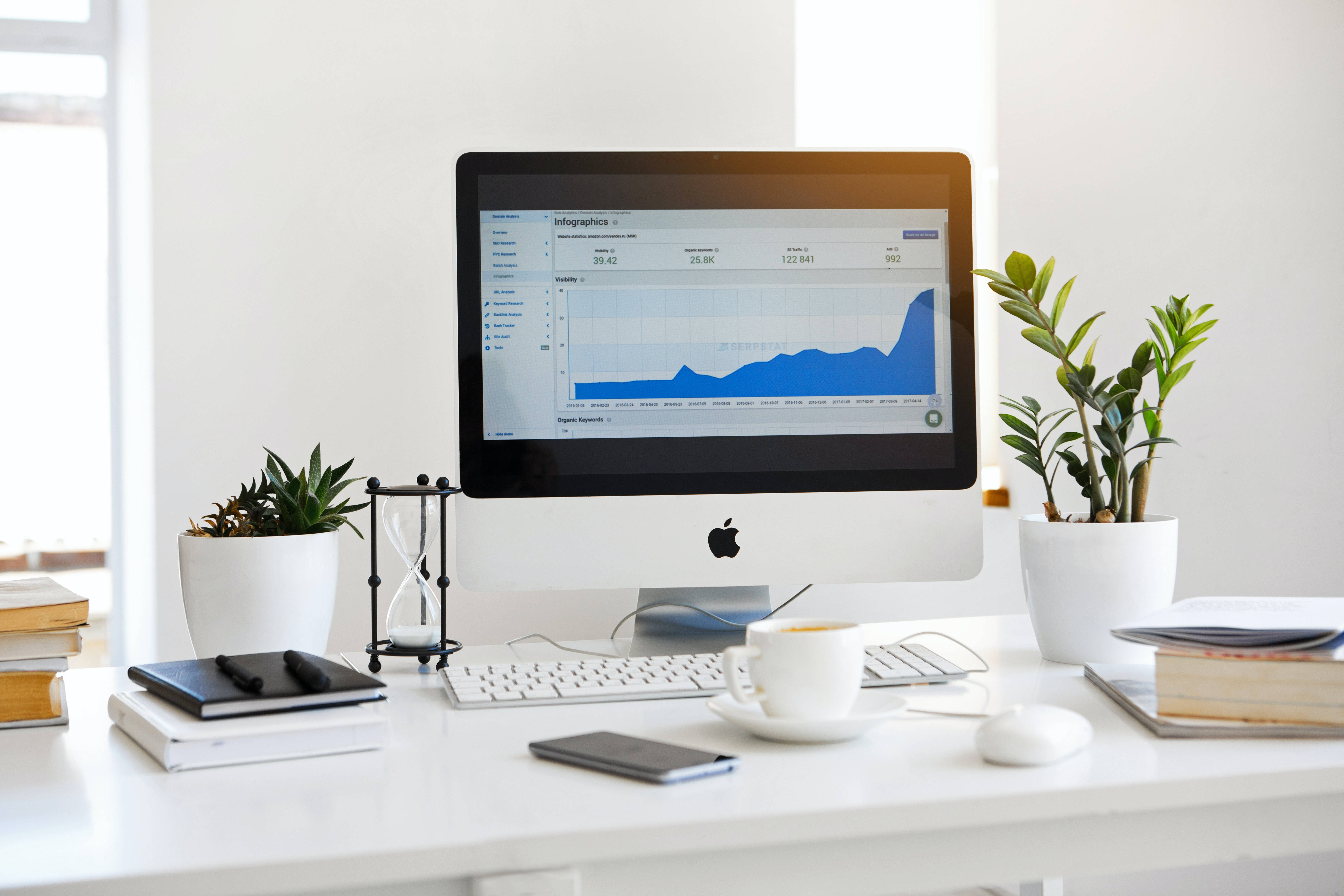 Завладяващ естетичен Mac дисплей Тапет