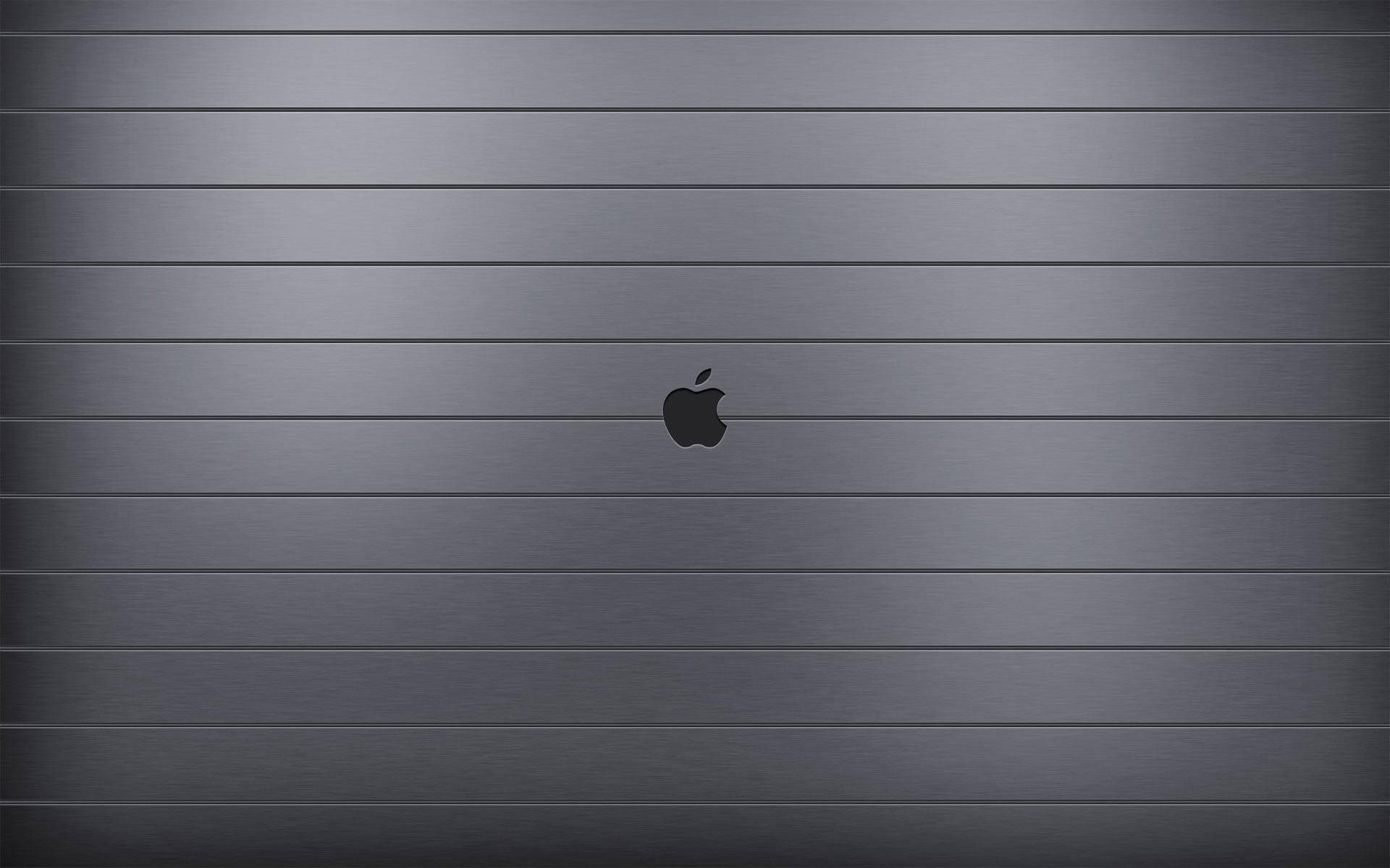MacBook Air Metallic Logo Тапет