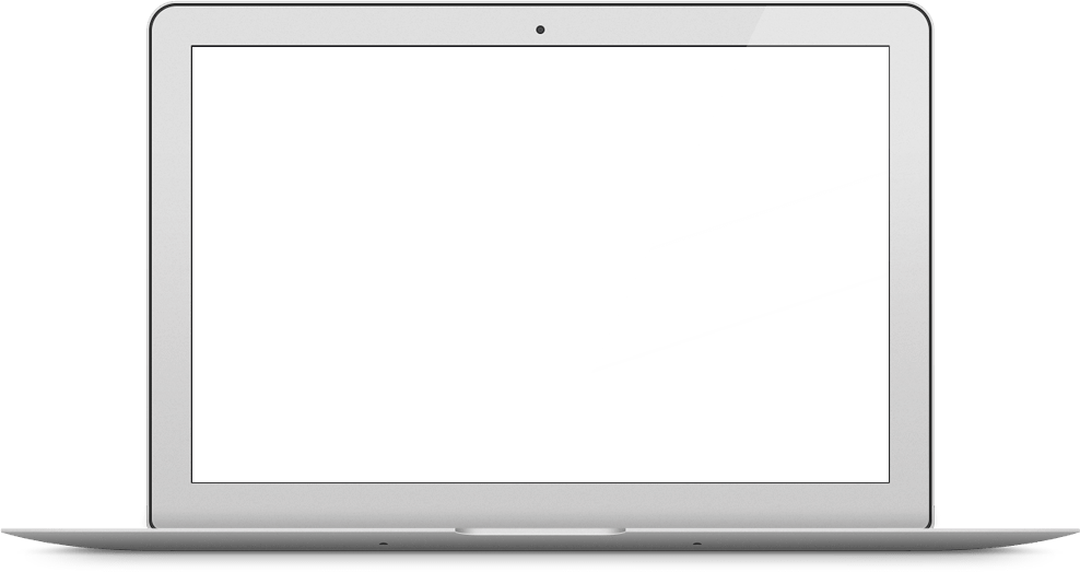 Сребрист MacBook отворен с празен екран Тапет