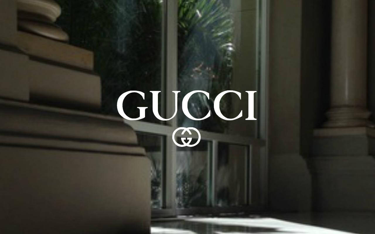 Естетичен MacBook Gucci Тапет