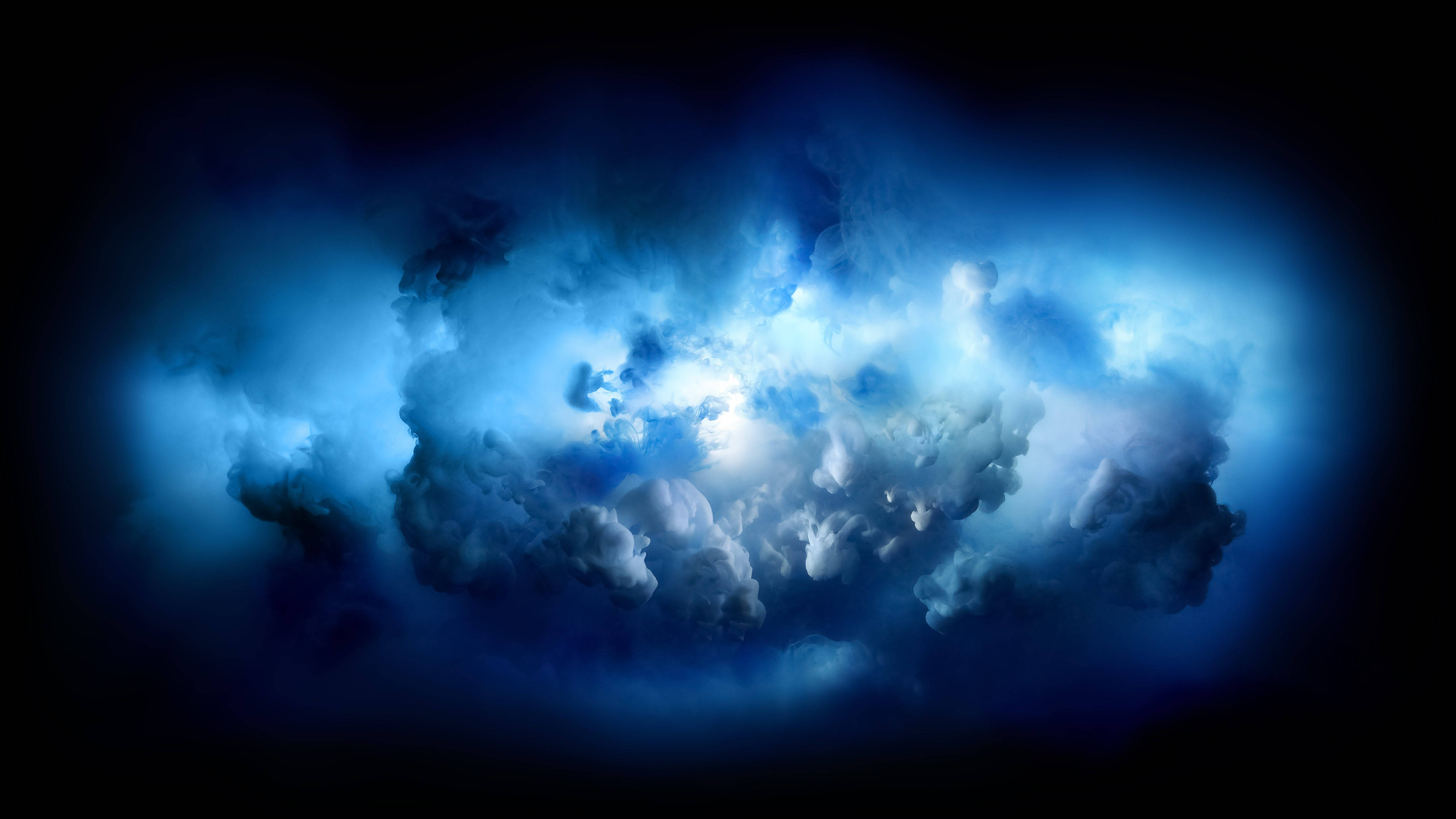 MacBook Pro Blue Cloudy Sky HD Тапет