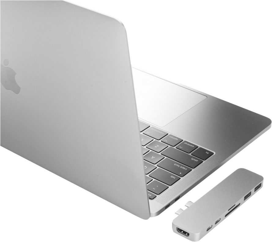 MacBook Pro с USB-C хъб Тапет