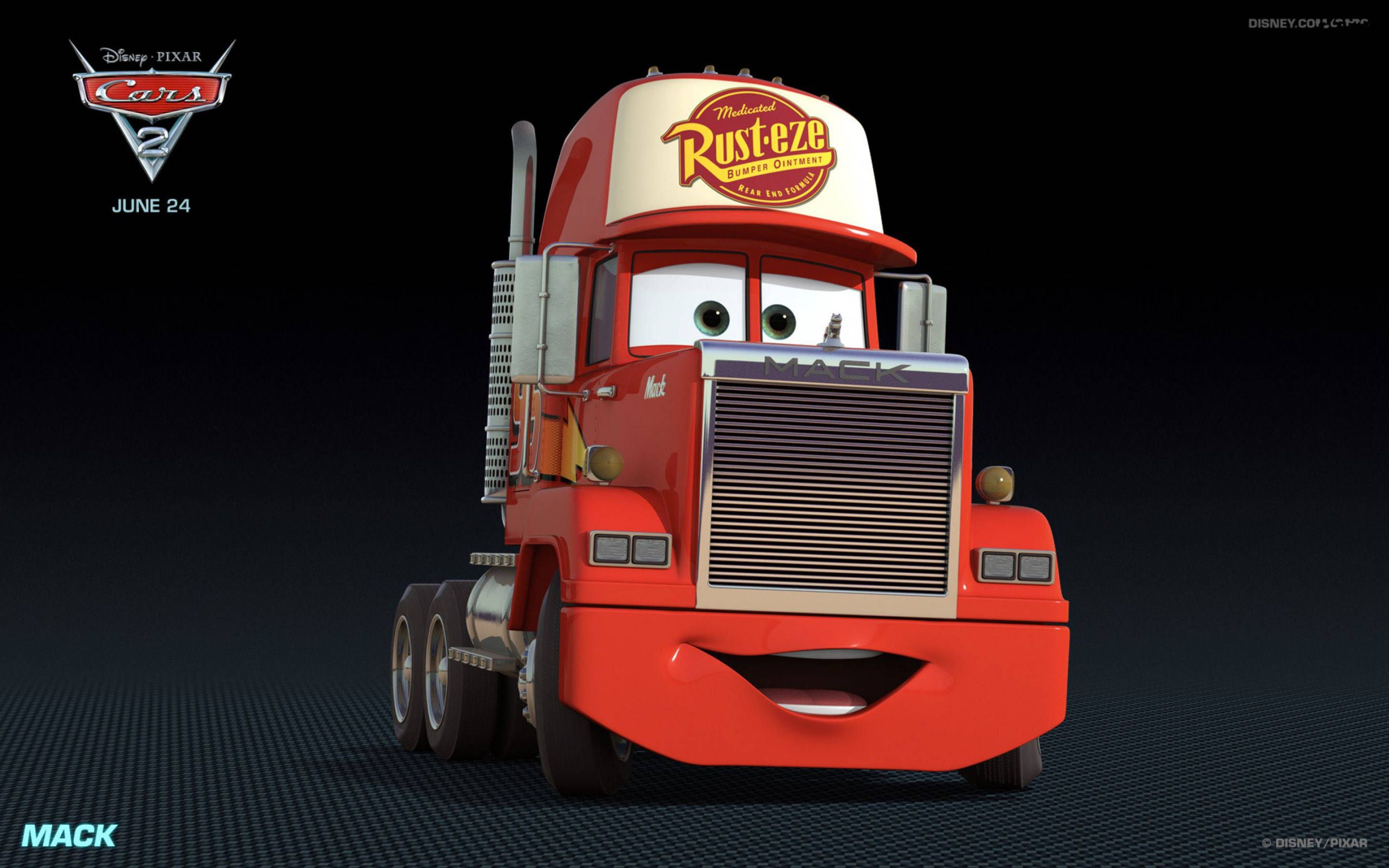 Mack от Disney Pixar's Cars 2 Тапет