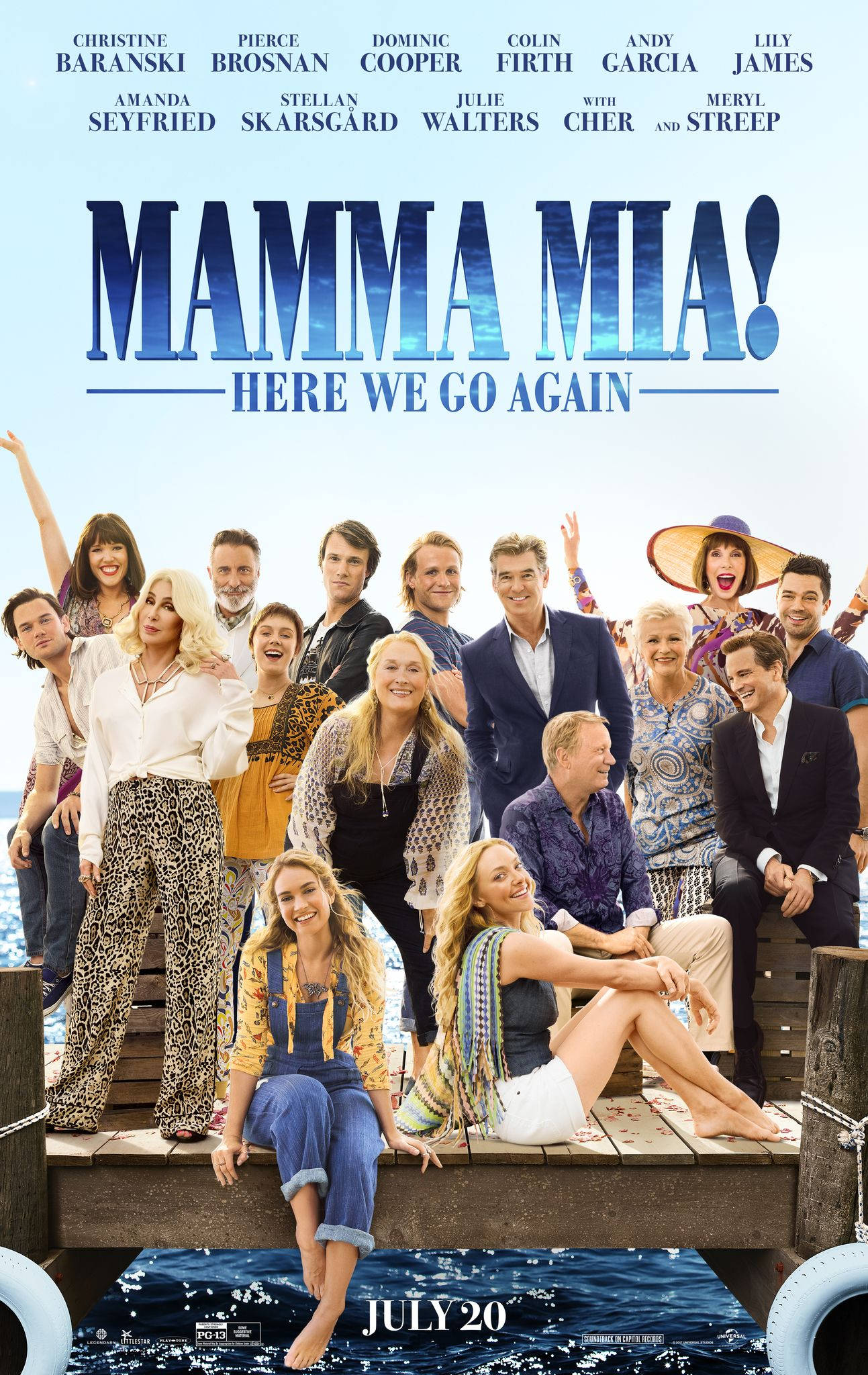 Mama Mia! Here We Go Again Тапет