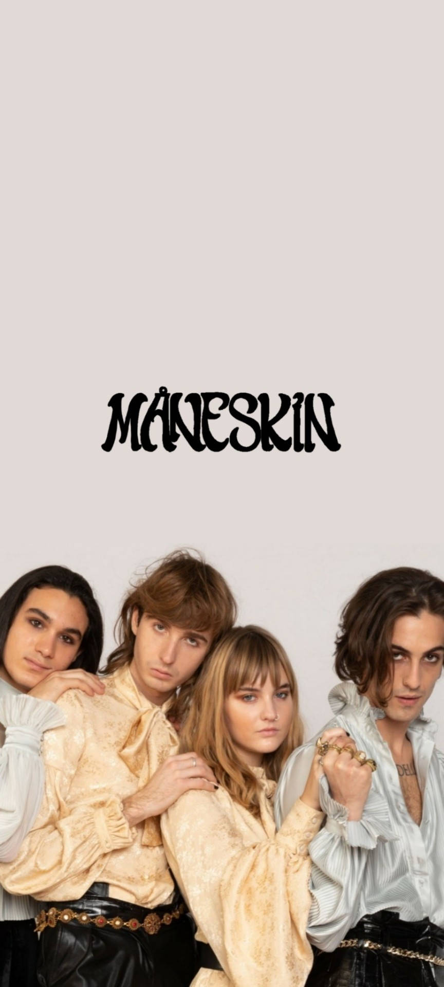 Maneskin съвпадающ чифт облекло Тапет