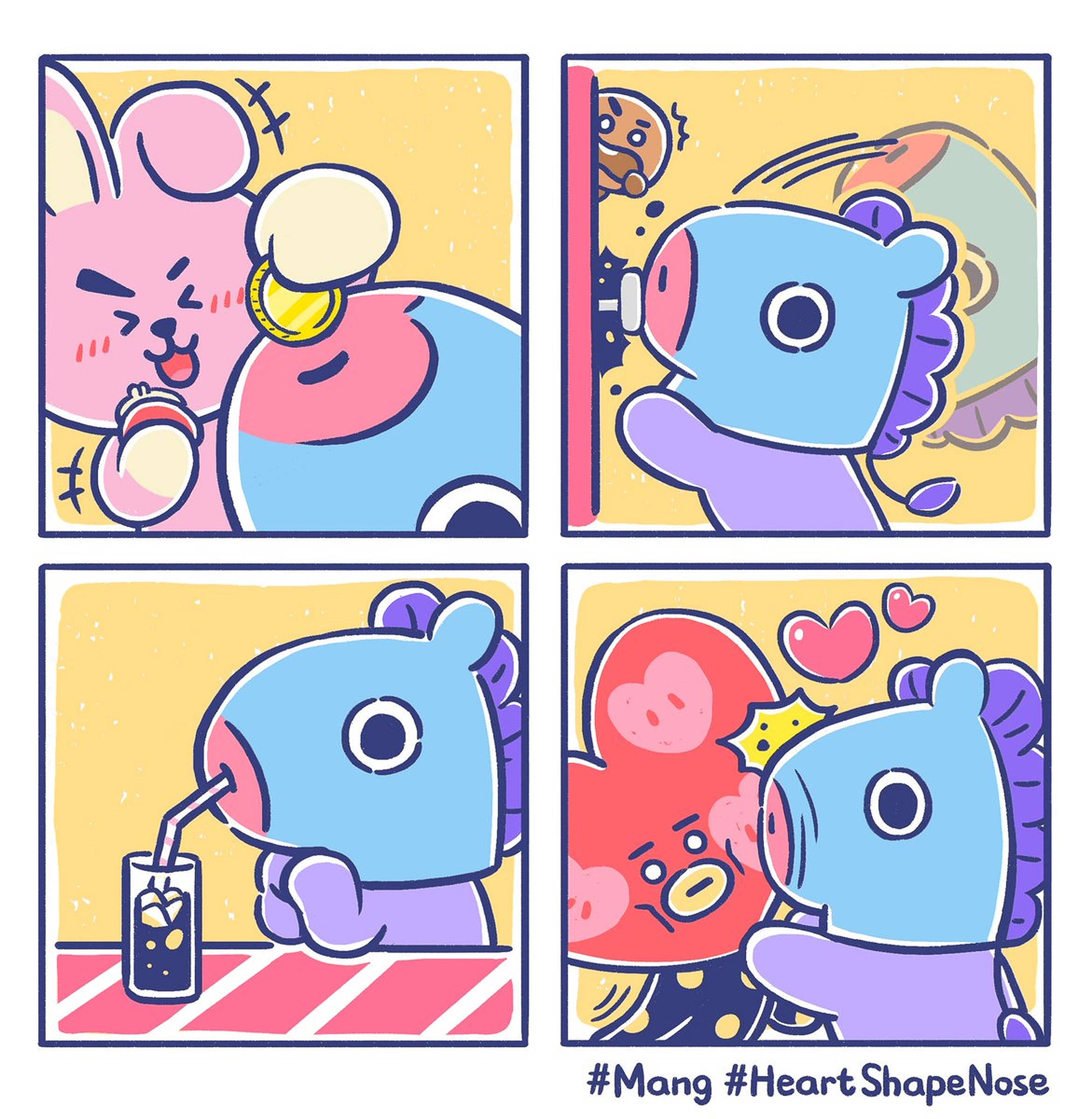 Mang Bt21 Comics Тапет