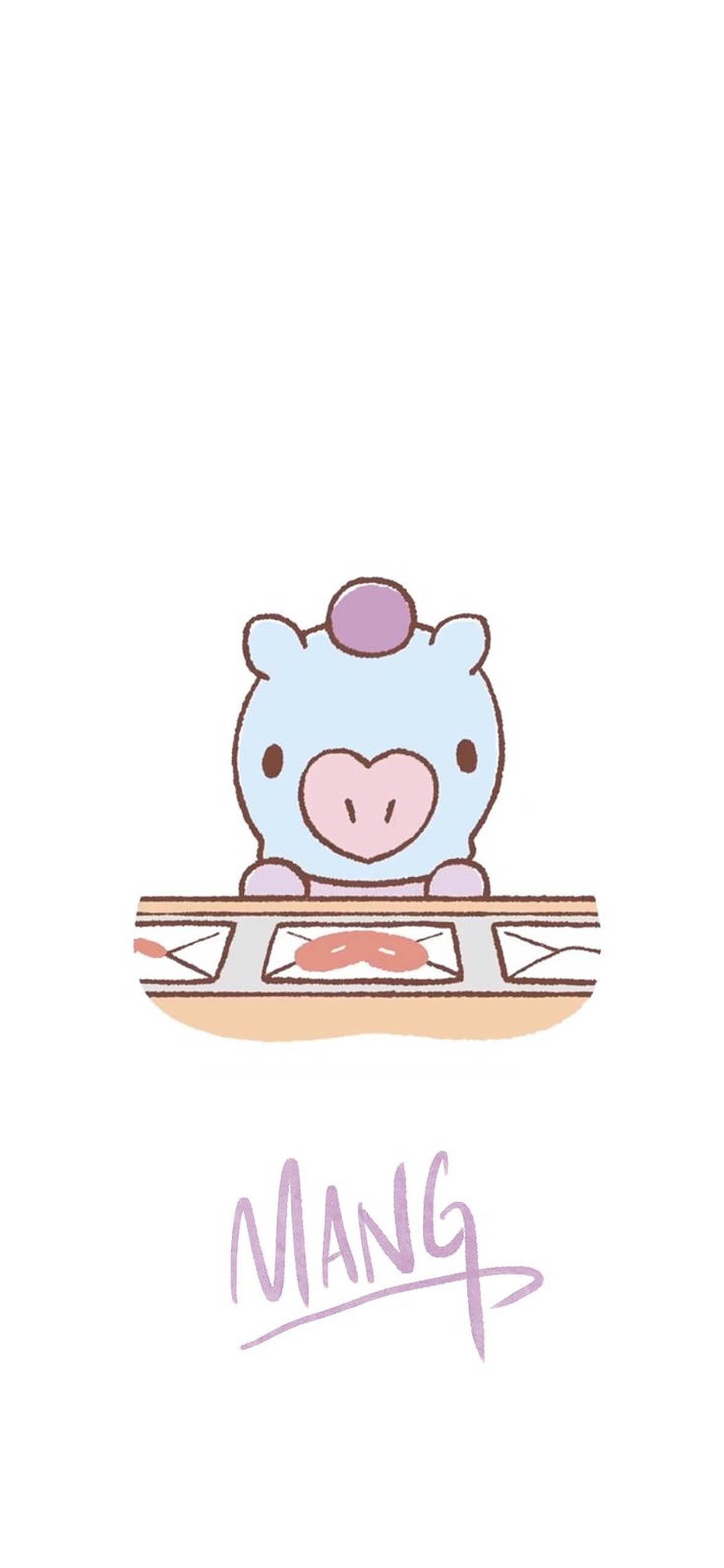 Mang Bt21 Изкуство Тапет