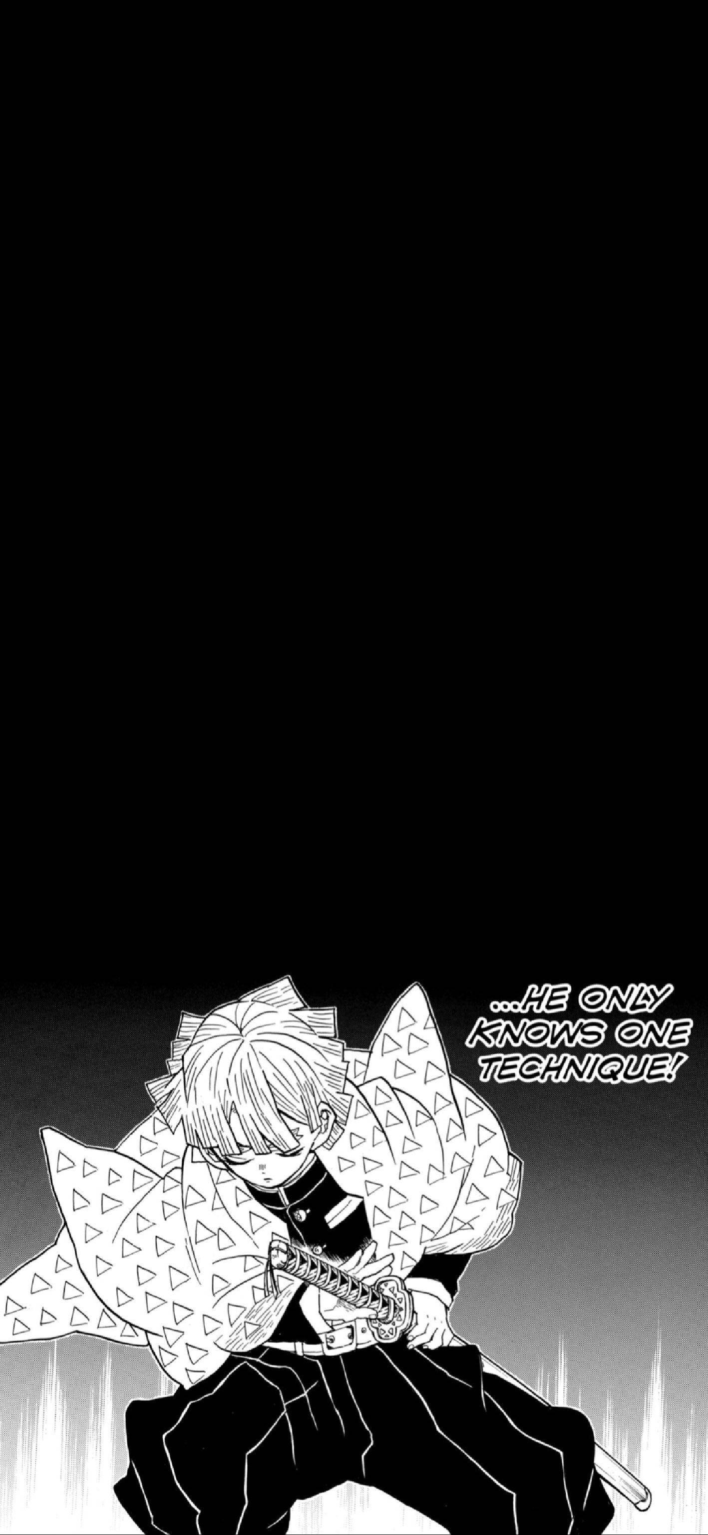 Manga iPhone Zenitsu Agatsuma Тапет