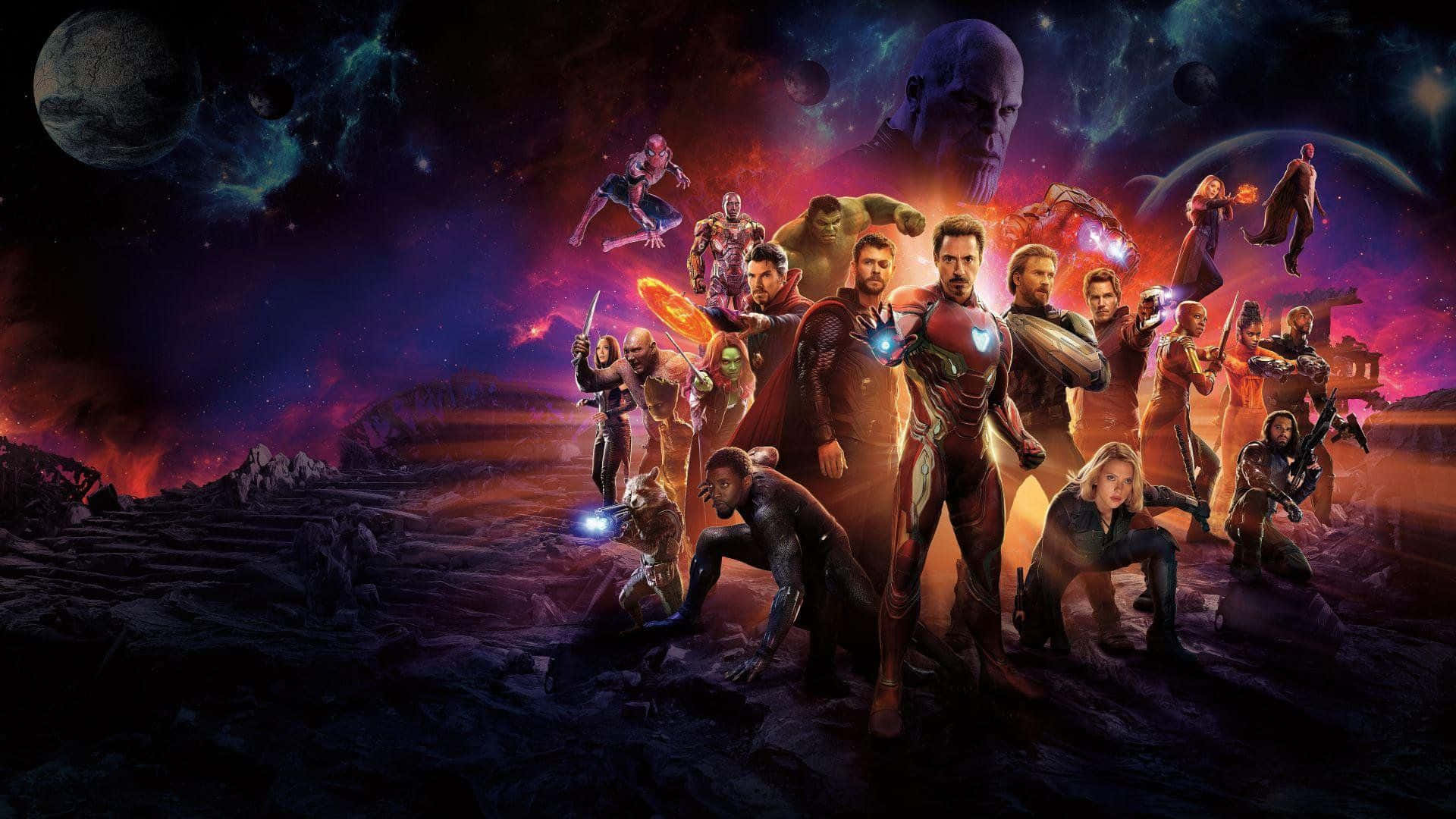 Стъпете във вселената на Marvel Тапет