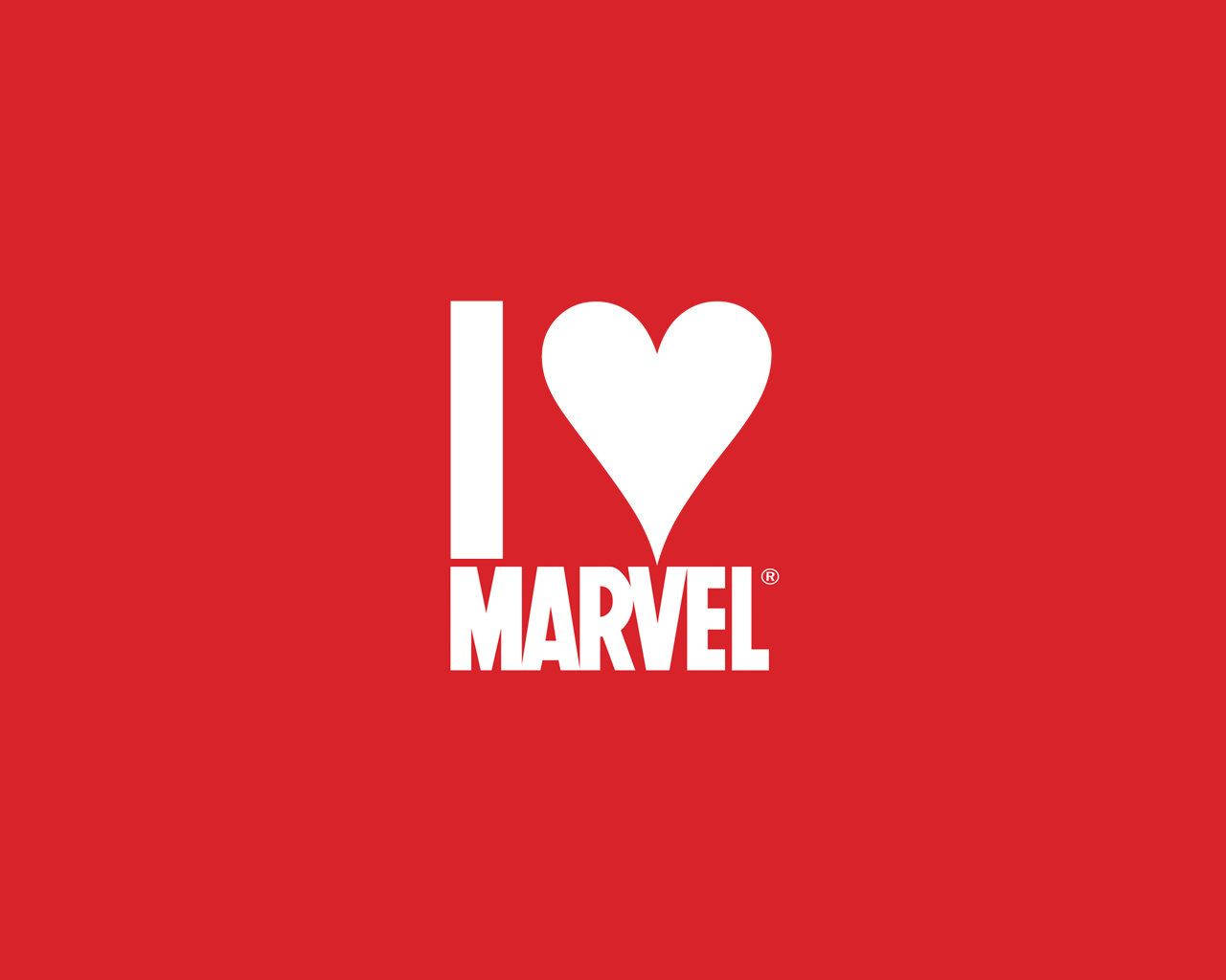 Обичам Marvel Тапет