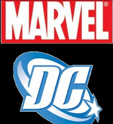 Marvel и DC лога комбинирани Тапет