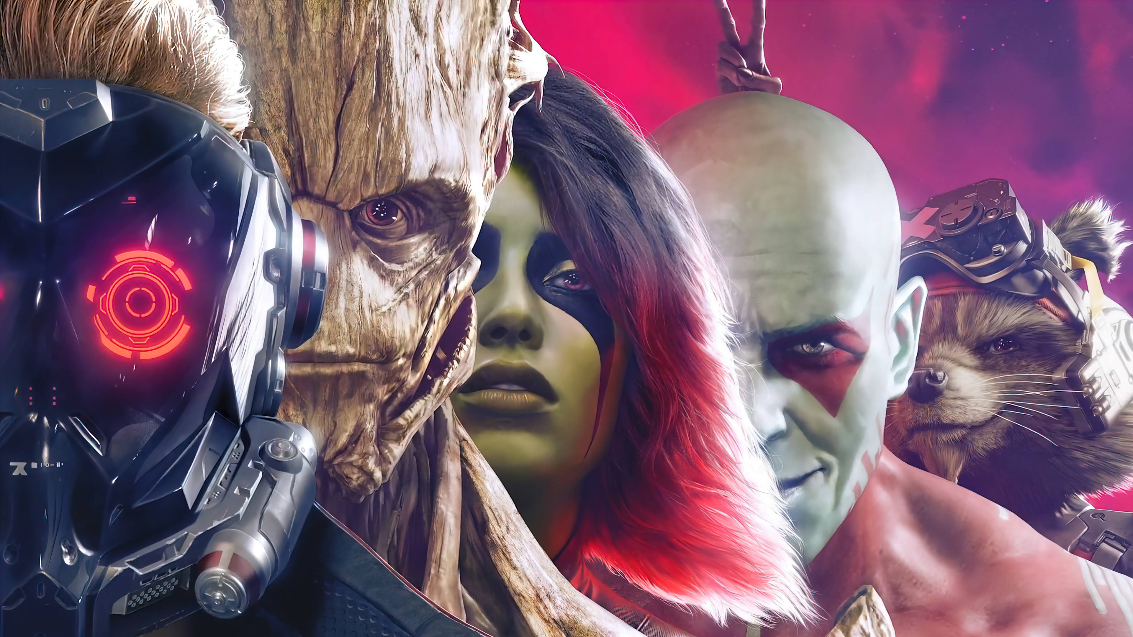 Marvel Desktop Scary Guardians Тапет