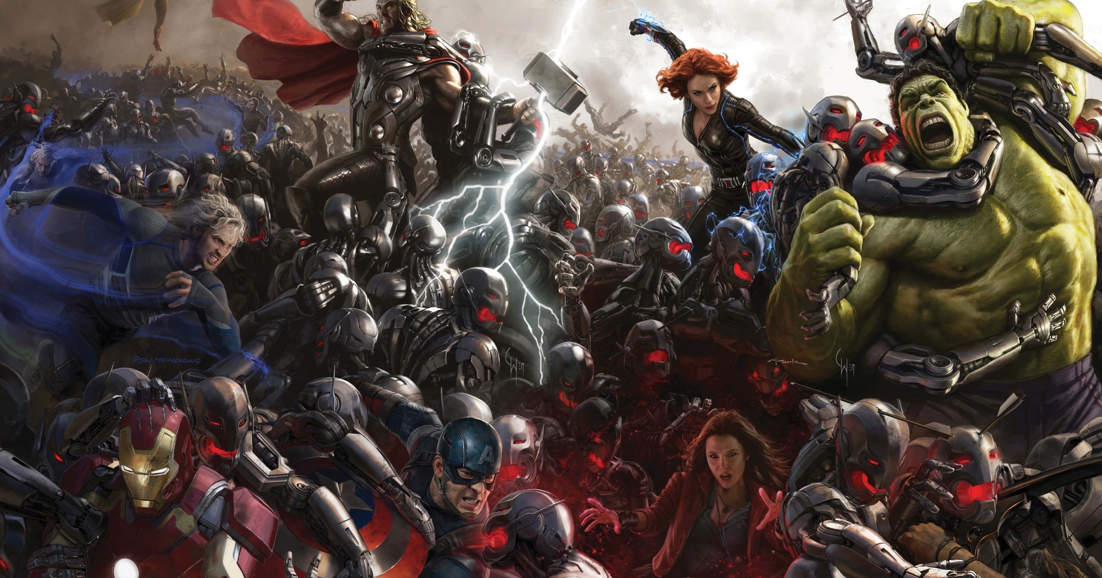 "Вселена на супергерои от Marvel" Тапет