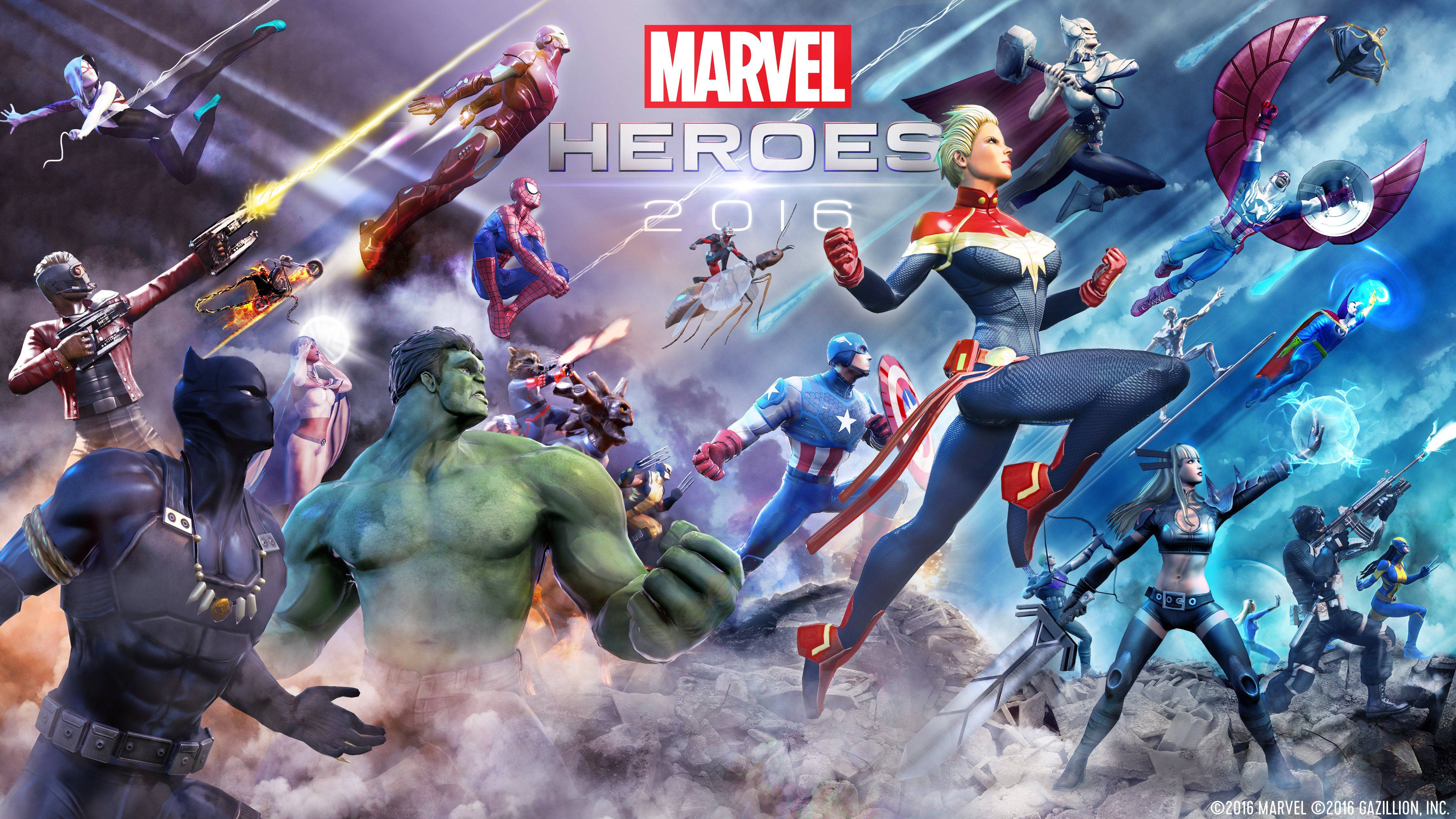 Marvel Герои Тапет