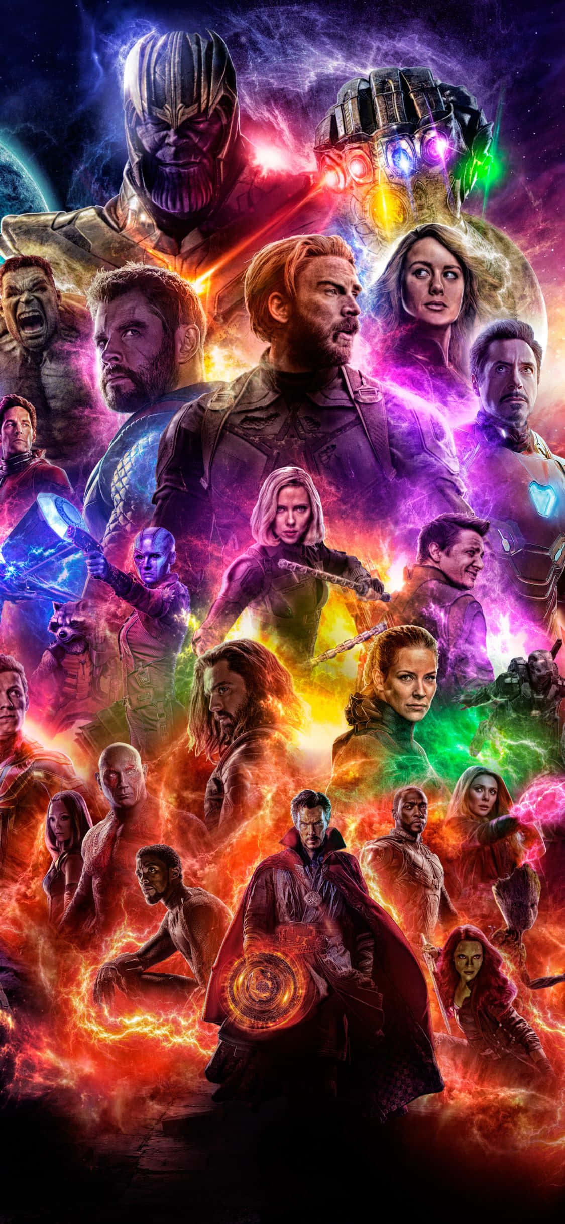 Присъедините се къ пътешествието на Marvel's Avengers с новия iPhone Xs от Apple Тапет