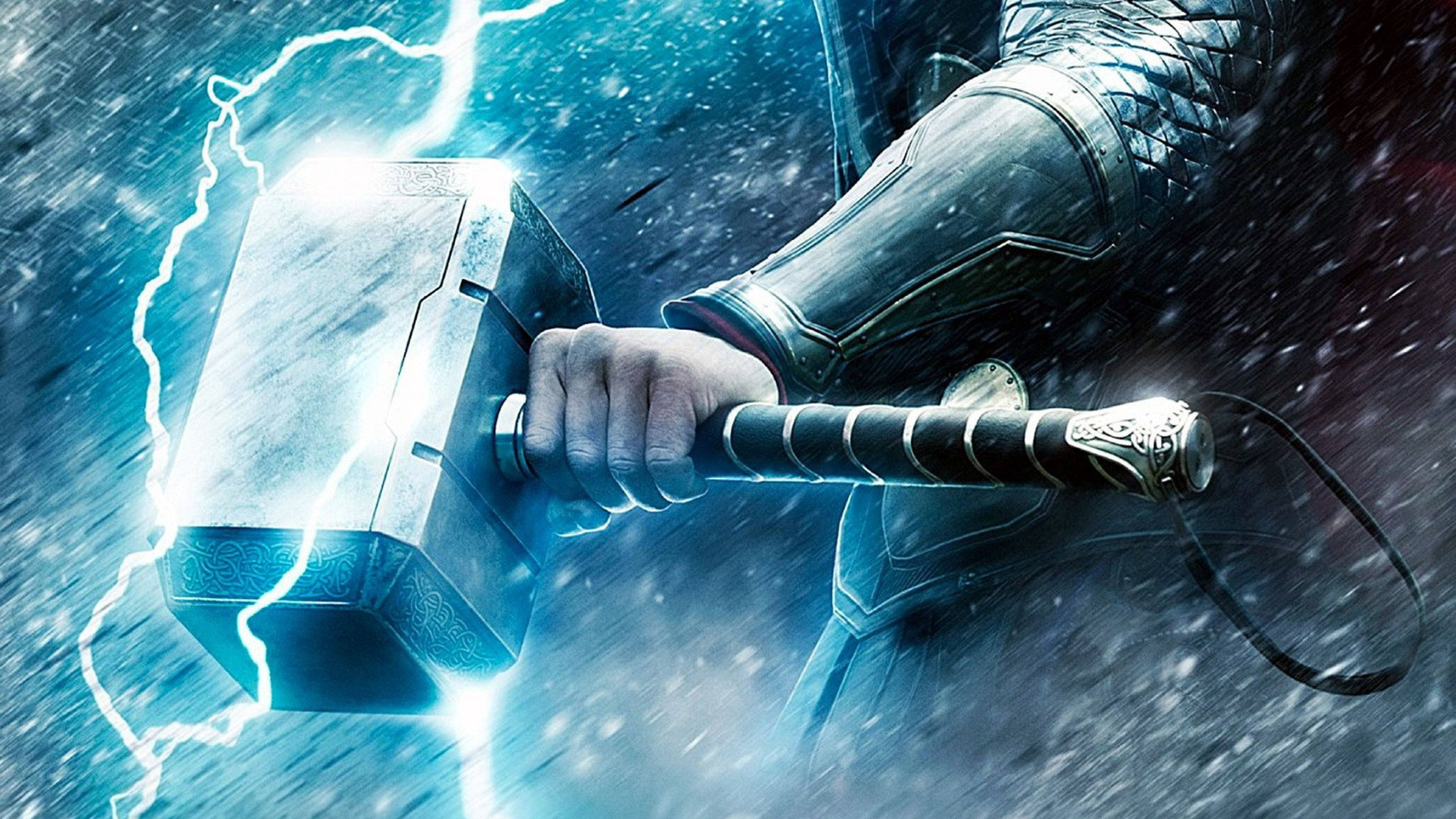 Marvel Thor Stormbreaker и Мьолнир Тапет