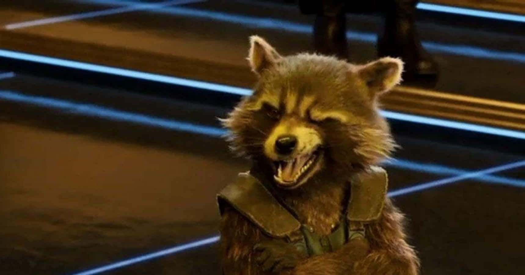 Смешна снимка на ядосания Ракетен миещ меч от Пазителите на галактиката на Marvel Тапет
