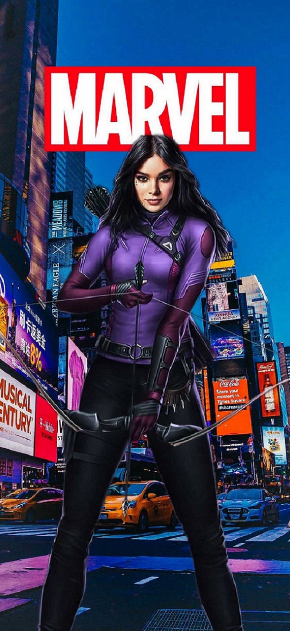 Кейт Бишоп Marvel фен арт Тапет