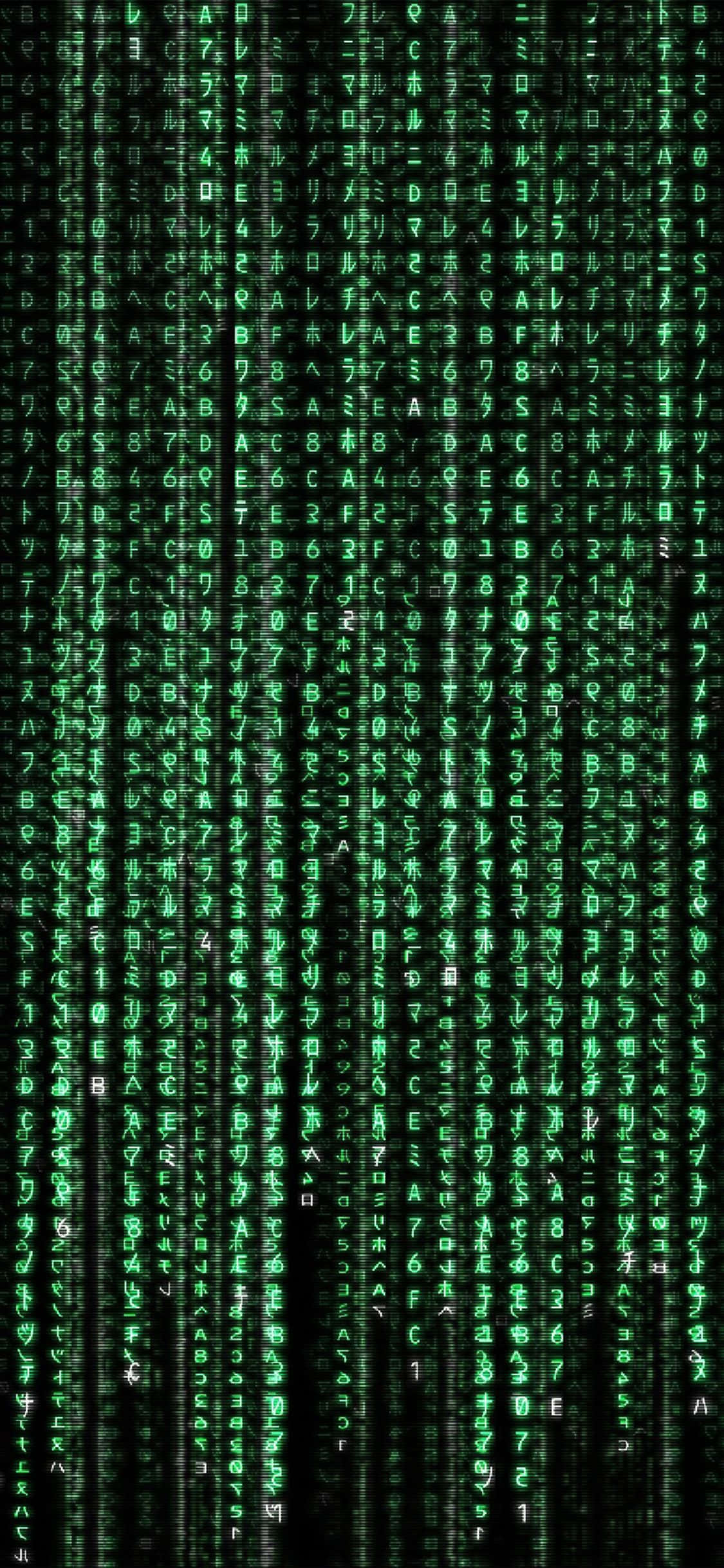 Отключете силата на Matrix iPhone Тапет