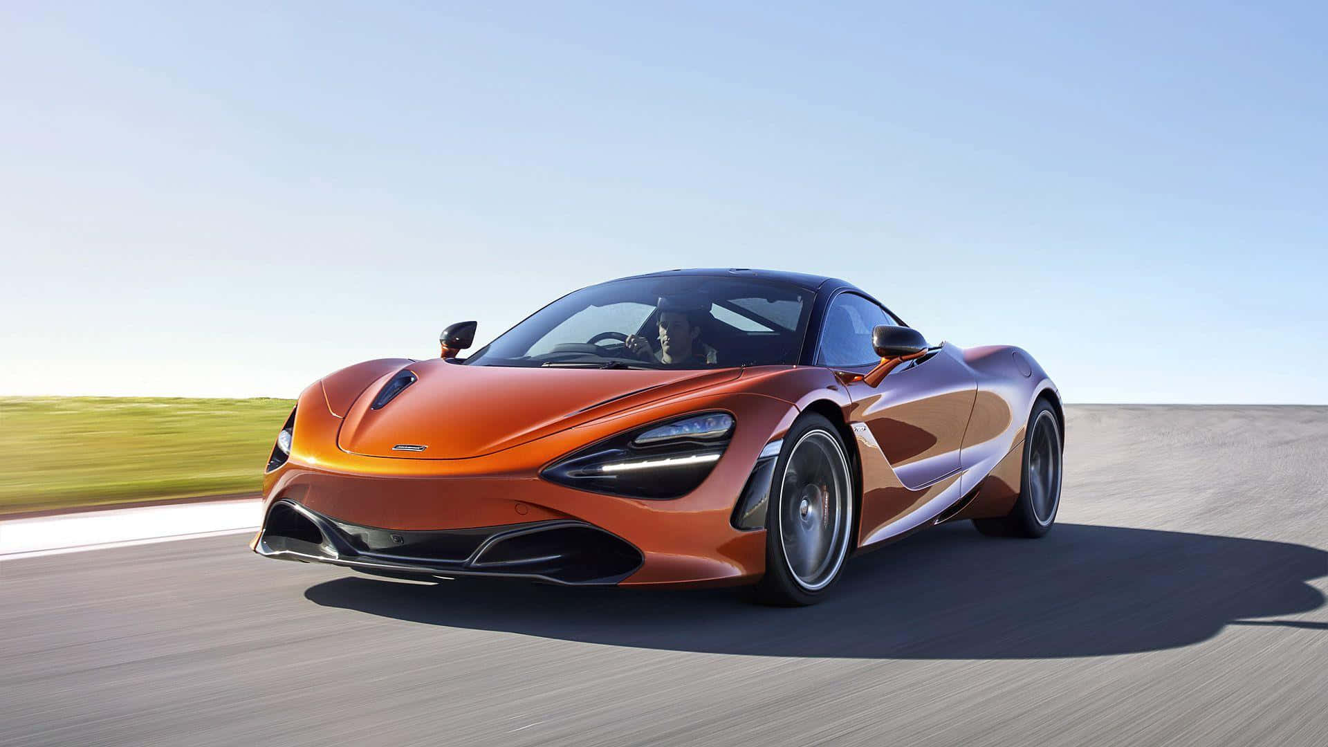 Емблематичен фон McLaren 720S Тапет