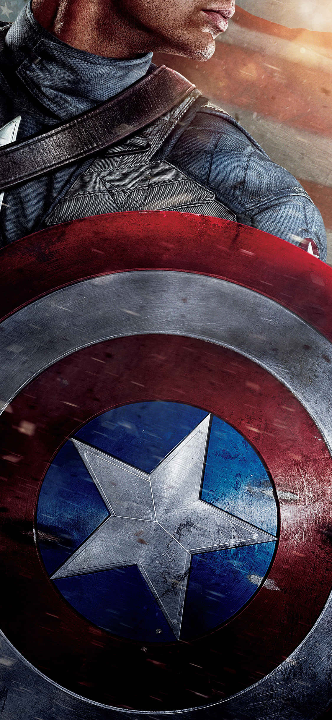Фон на щит на MCU герой Капитан Америка Тапет