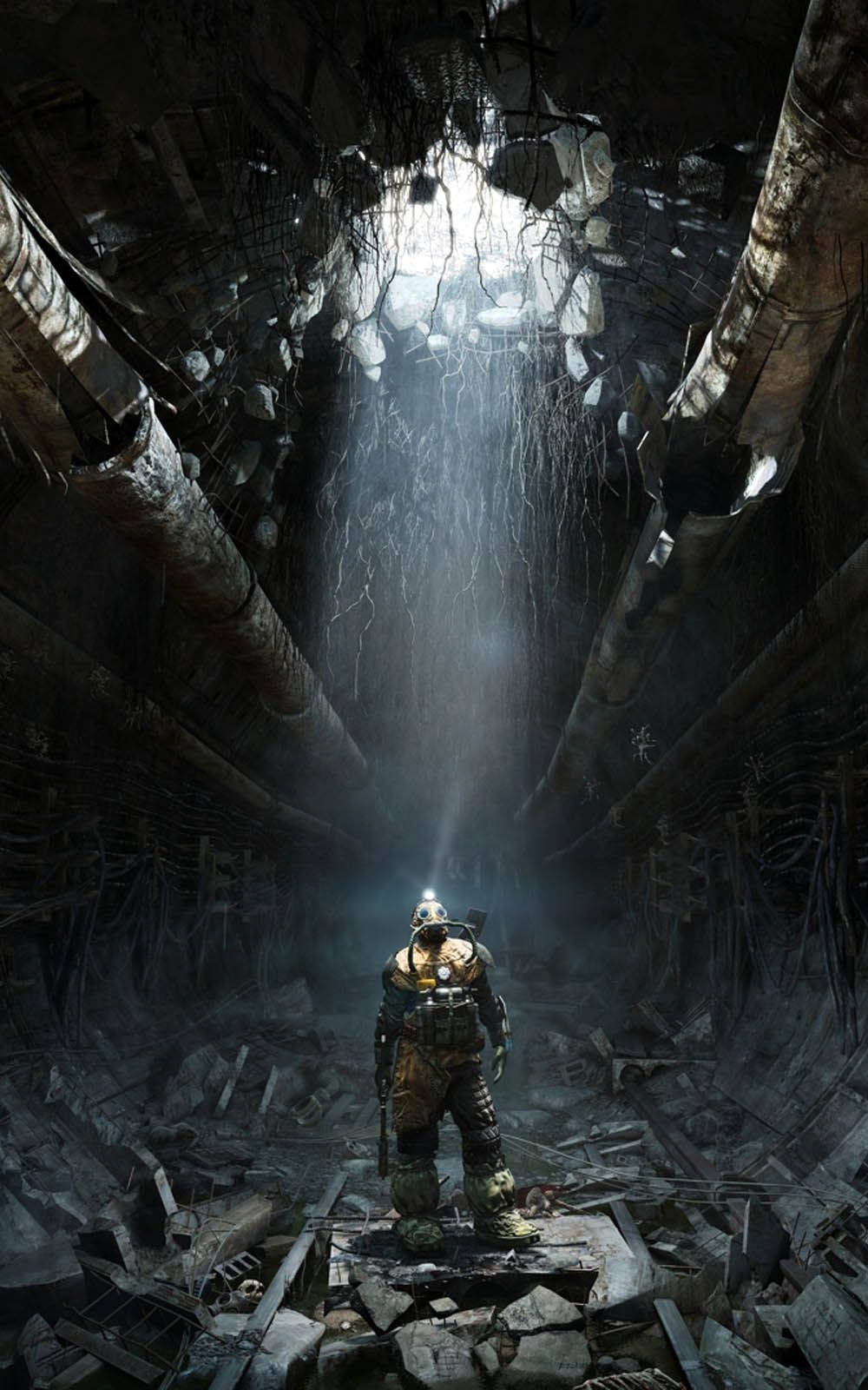 Повреден тунел в Metro Exodus Тапет