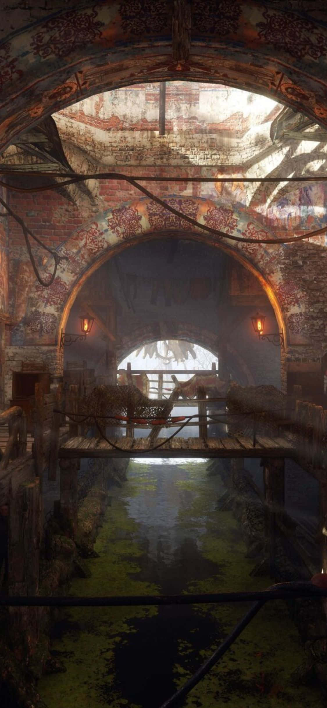 Изследвайте постапокалиптичния свят в Metro Exodus с iPhone X Тапет