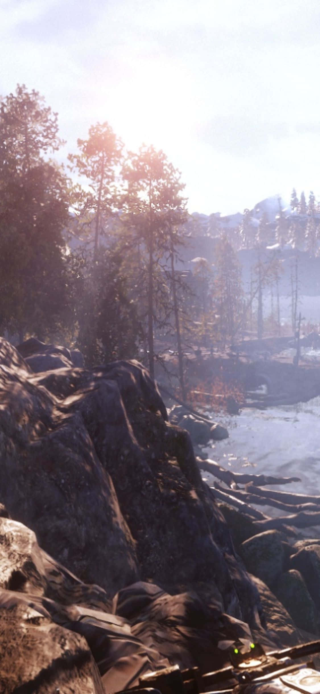 Използвайте силата на Metro Exodus на вашия iPhone X Тапет