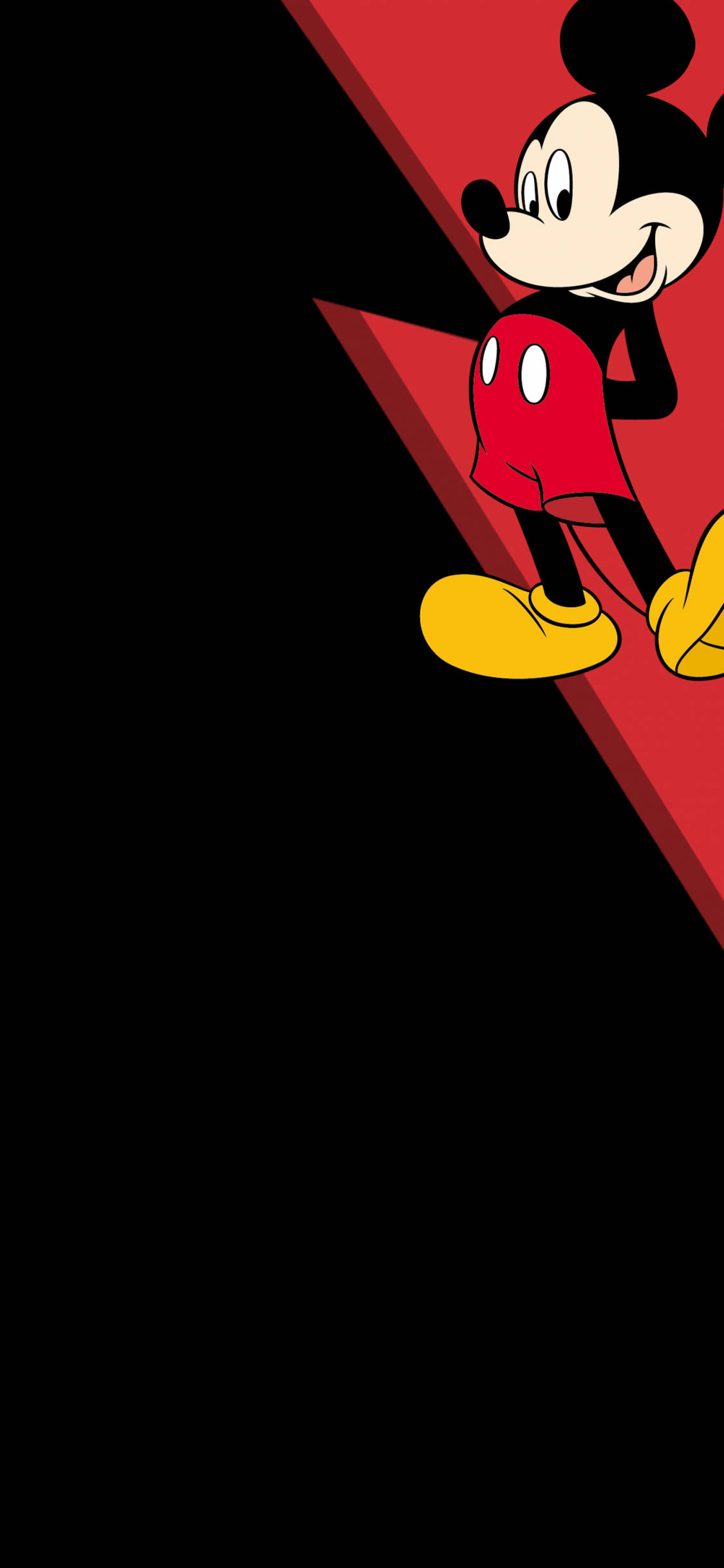 Mickey Mouse Galaxy S10 Тапет