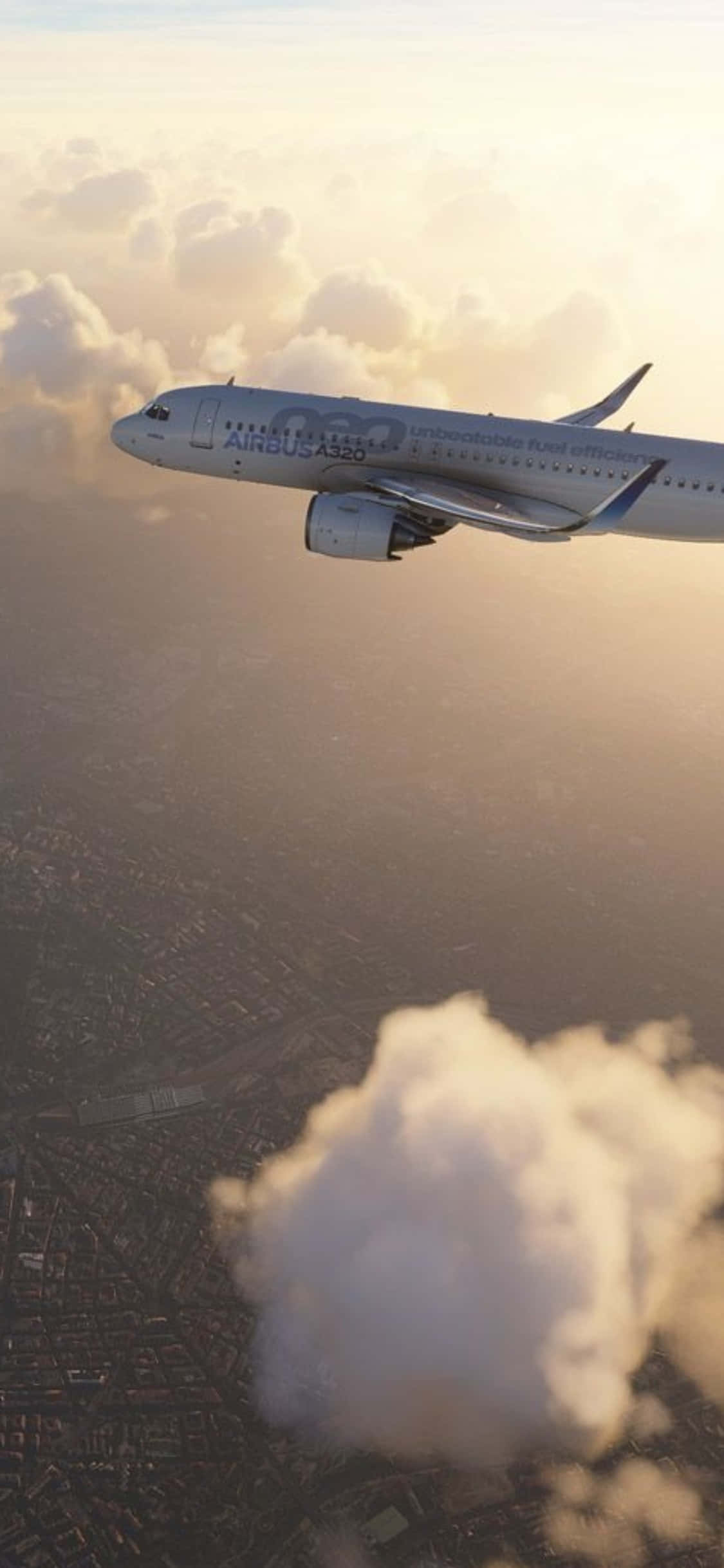 Полетай днес с Microsoft Flight Simulator на новия iPhone Xs Тапет