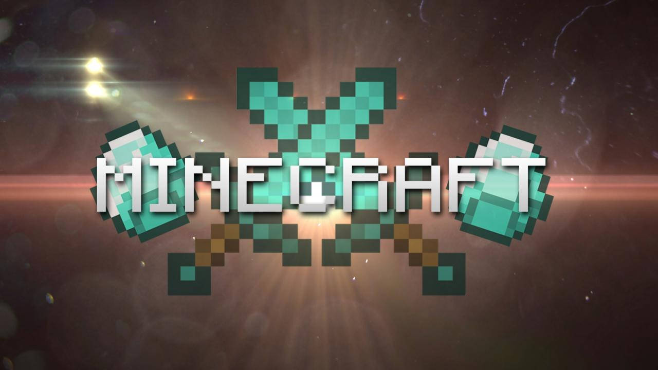 Minecraft мечове и диаманти Тапет