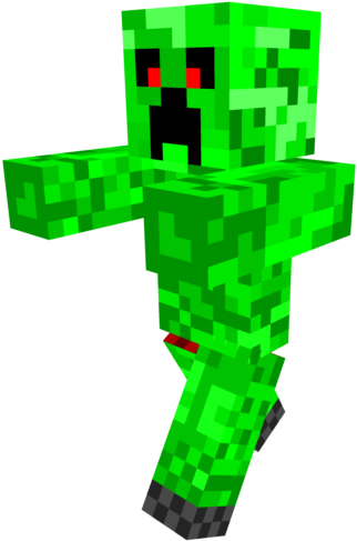 Minecraft: Модел на съществото Creeper Тапет