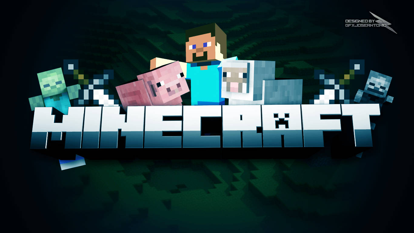 Присъединете се към приключението за оцеляване със Стив в Minecraft Тапет