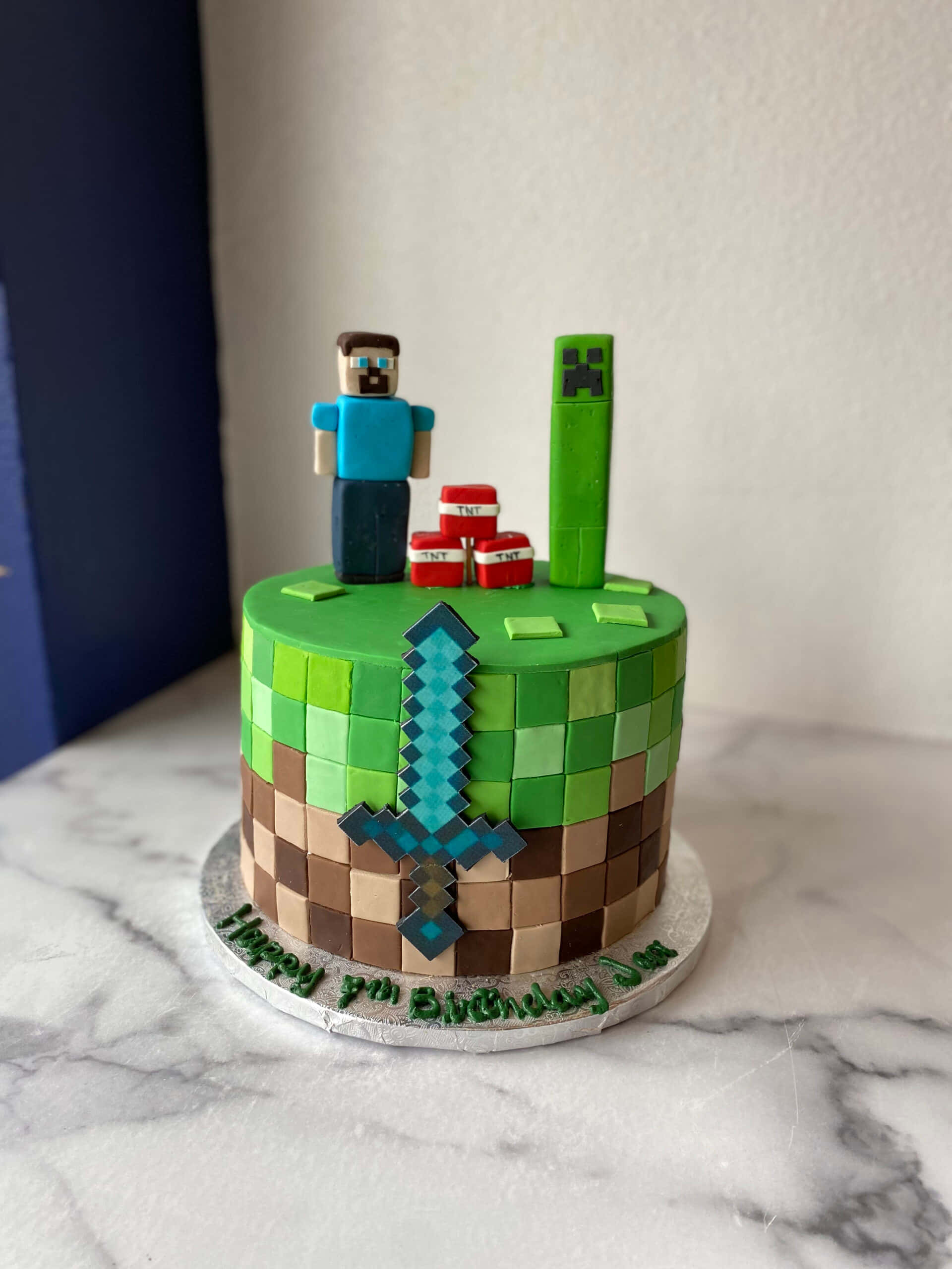 Разнообразие от уникални Minecraft торти, кои да озарят всяко събитие Тапет