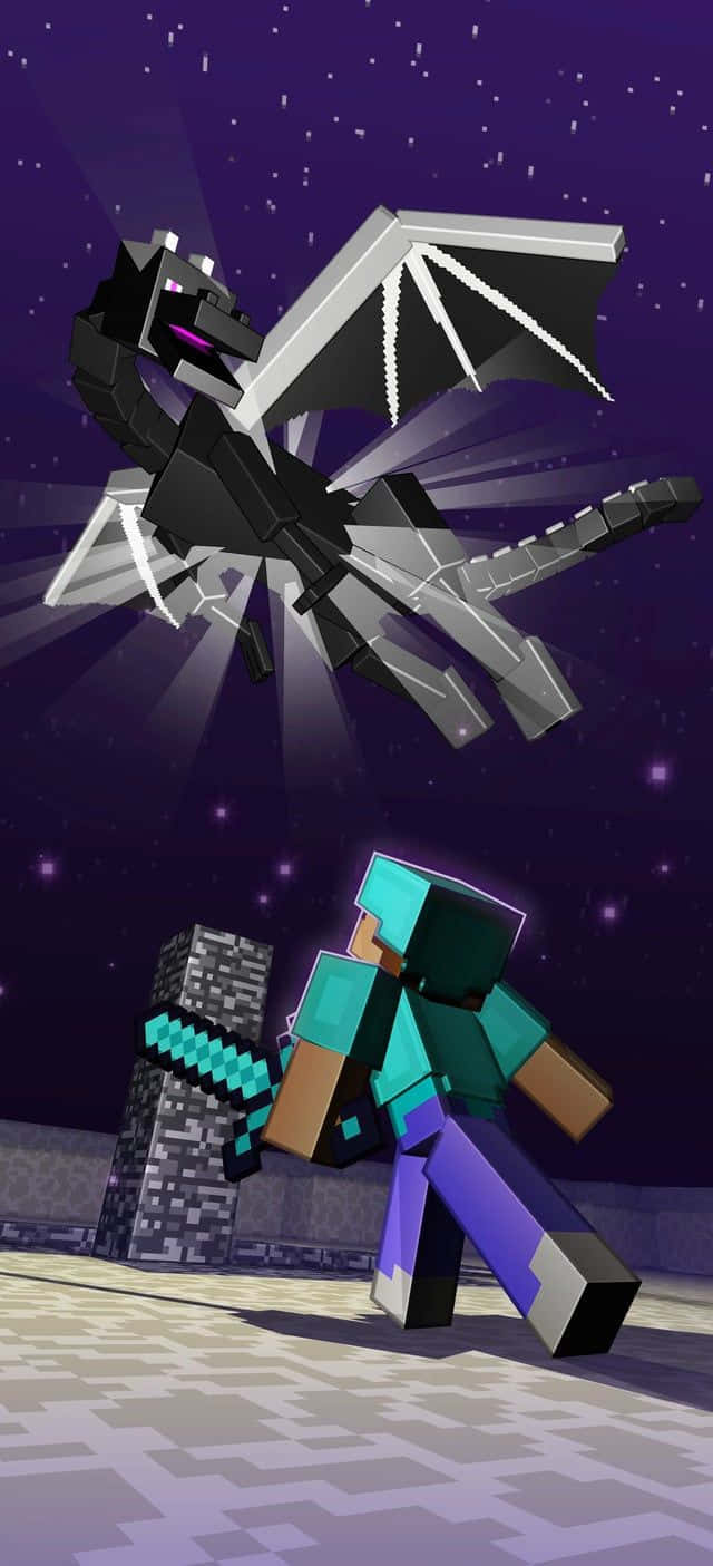 Minecraft герои представят радостта на приключението Тапет