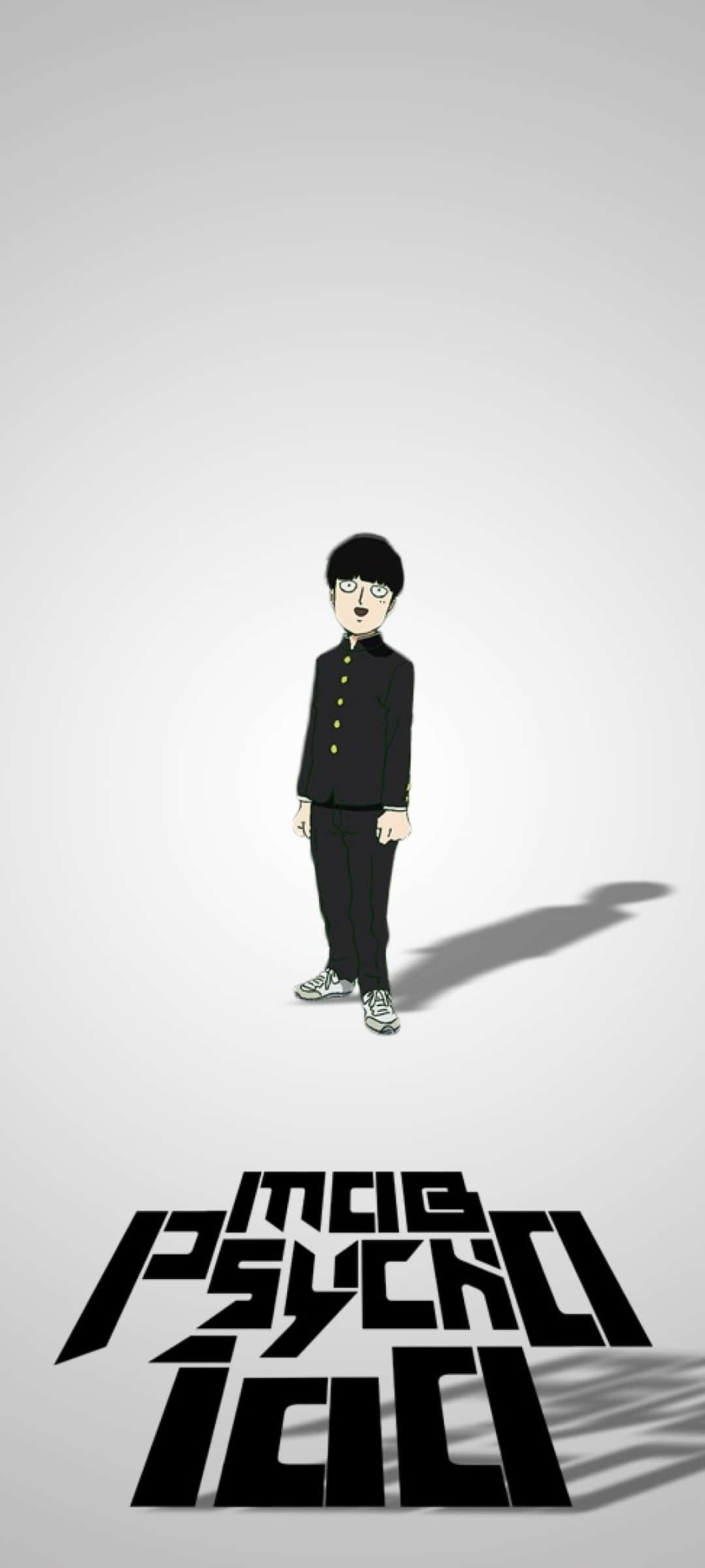 Минималистична снимка на Mob Psycho Тапет