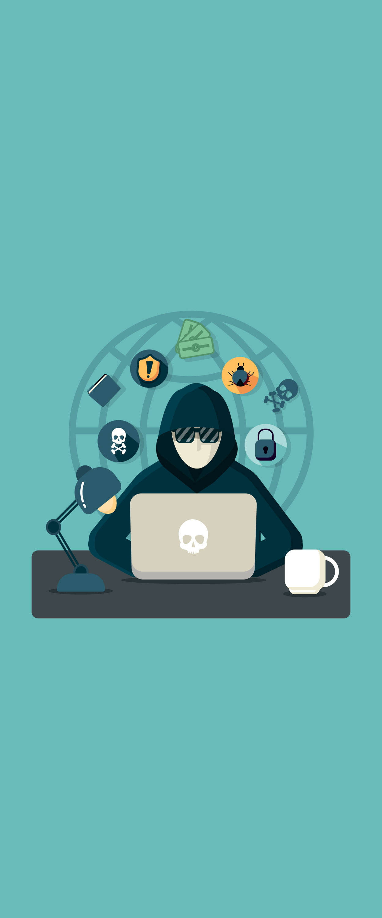 Modern Hacker Graphic Hacking Android Background Тапет