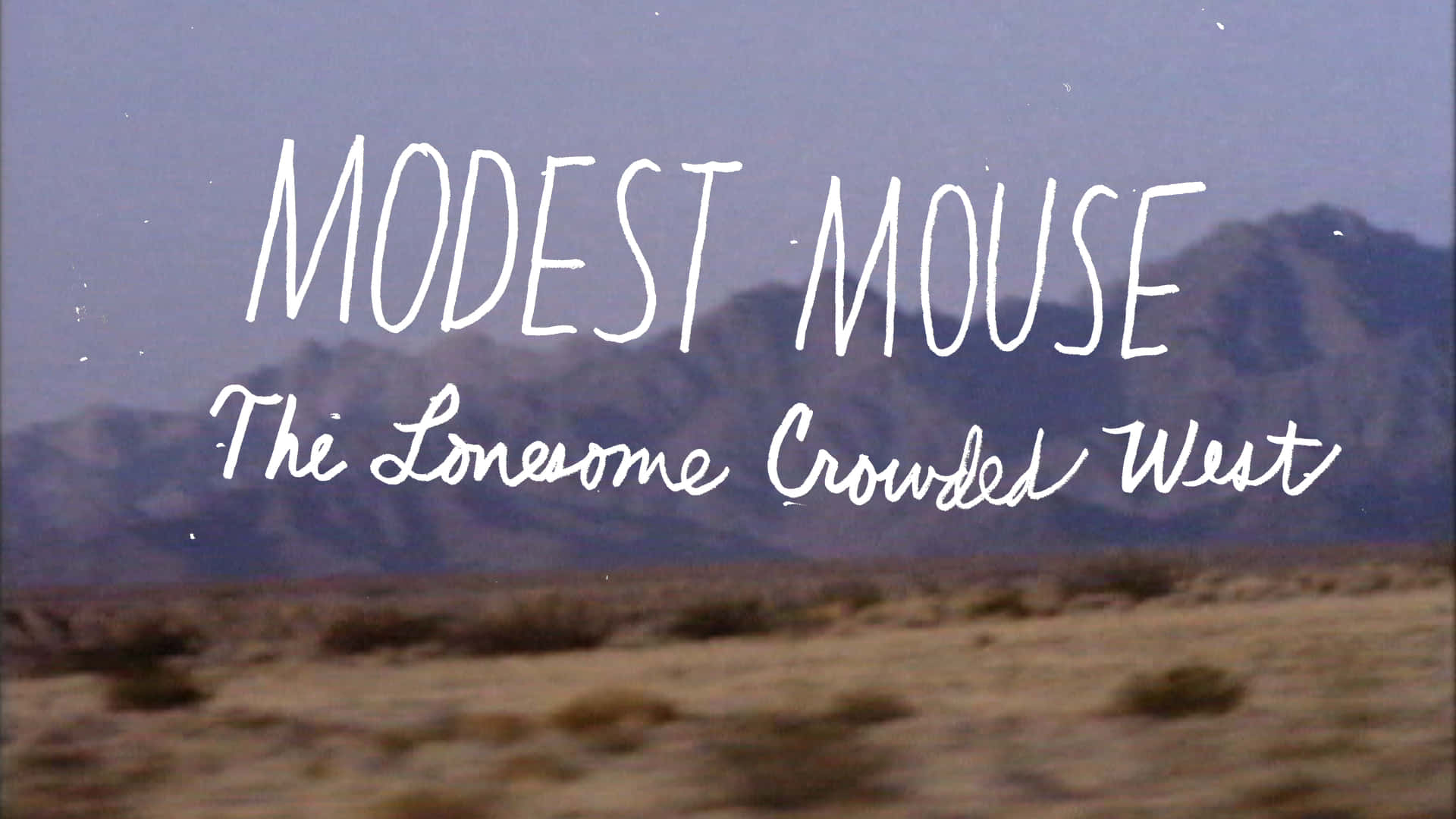 Акцент върху албума на Modest Mouse - The Lonesome Crowded West Тапет