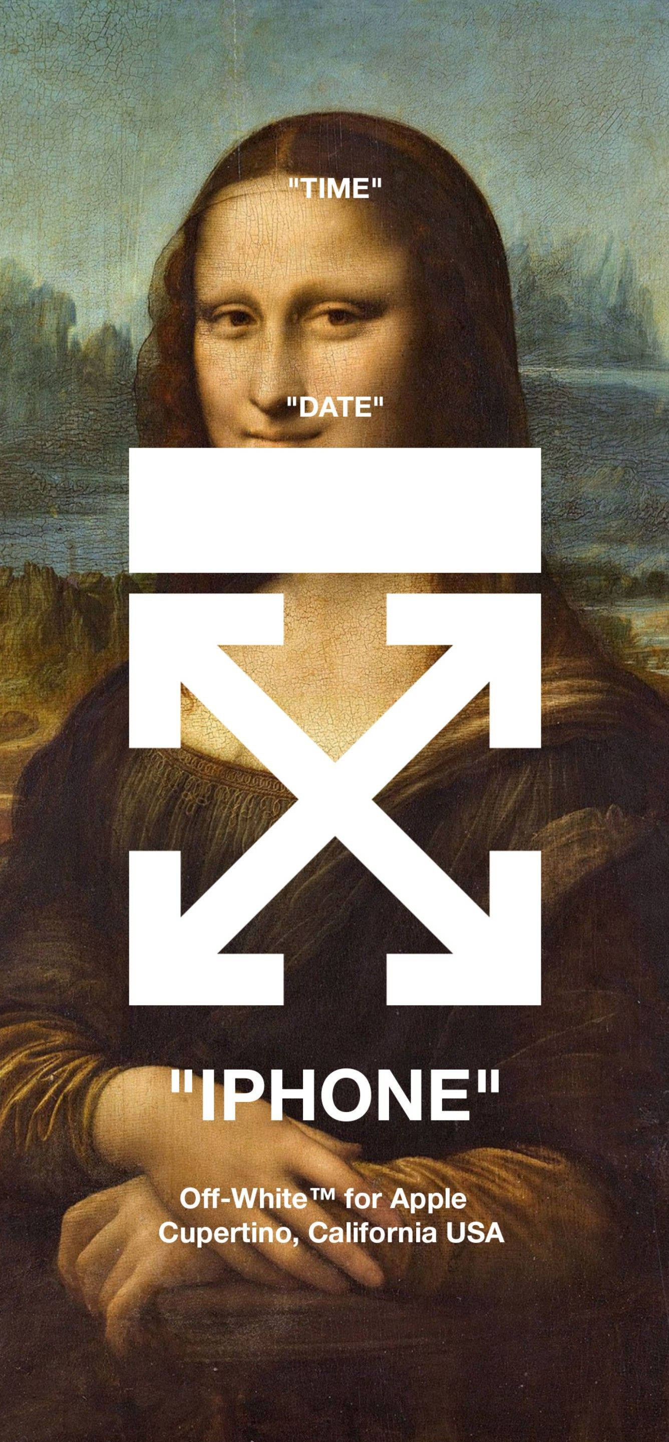 Mona Lisa Off-White iPhone Тапет