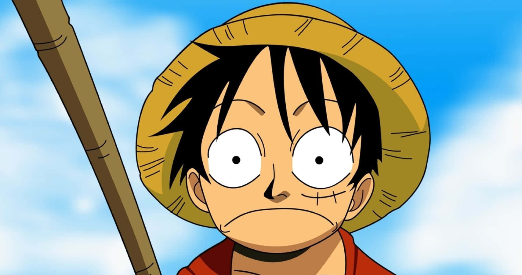 Monkey D. Luffy води Сламената шапка към победа Тапет