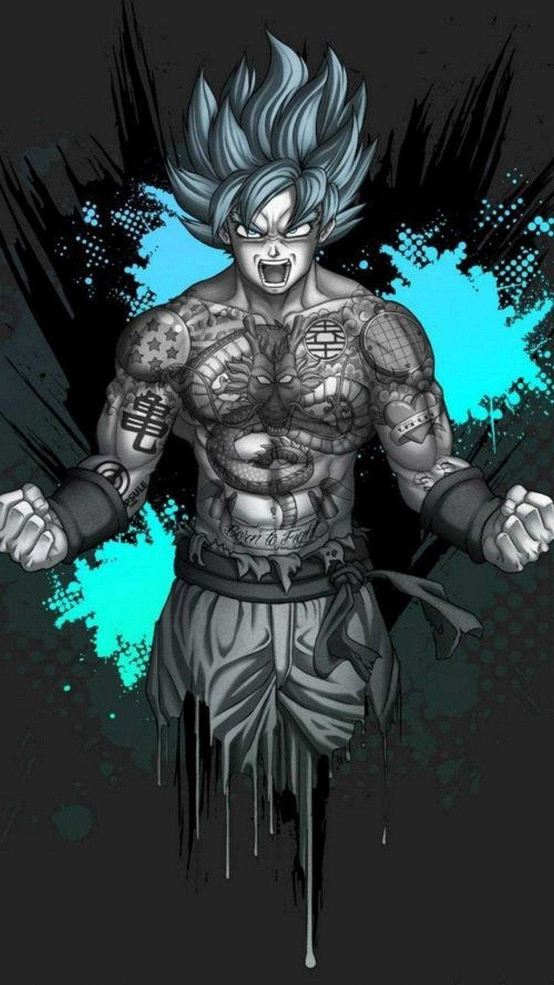 Monster Goku Black за iPhone Тапет