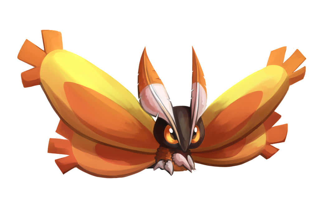 Mothim, носещ Combee Тапет