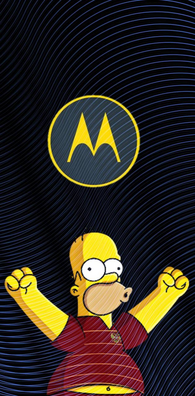 Motorola и Симпсън Тапет