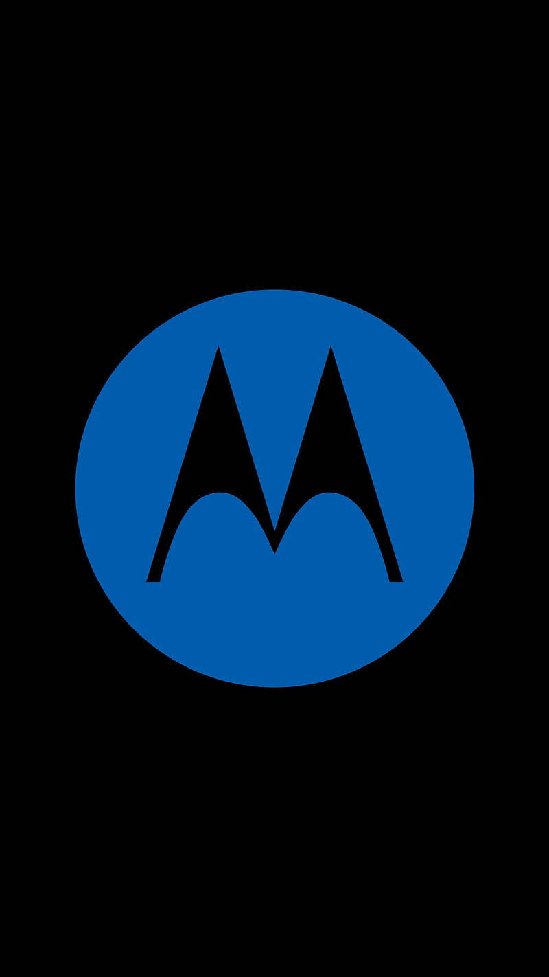 Motorola синь логотип Тапет
