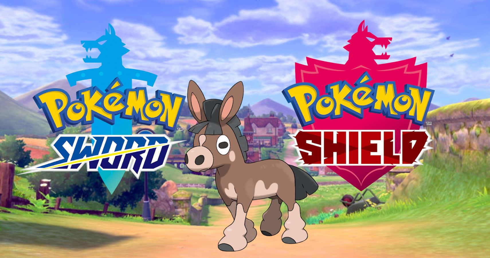 Mudbray за Pokemon Sword и Shield Тапет