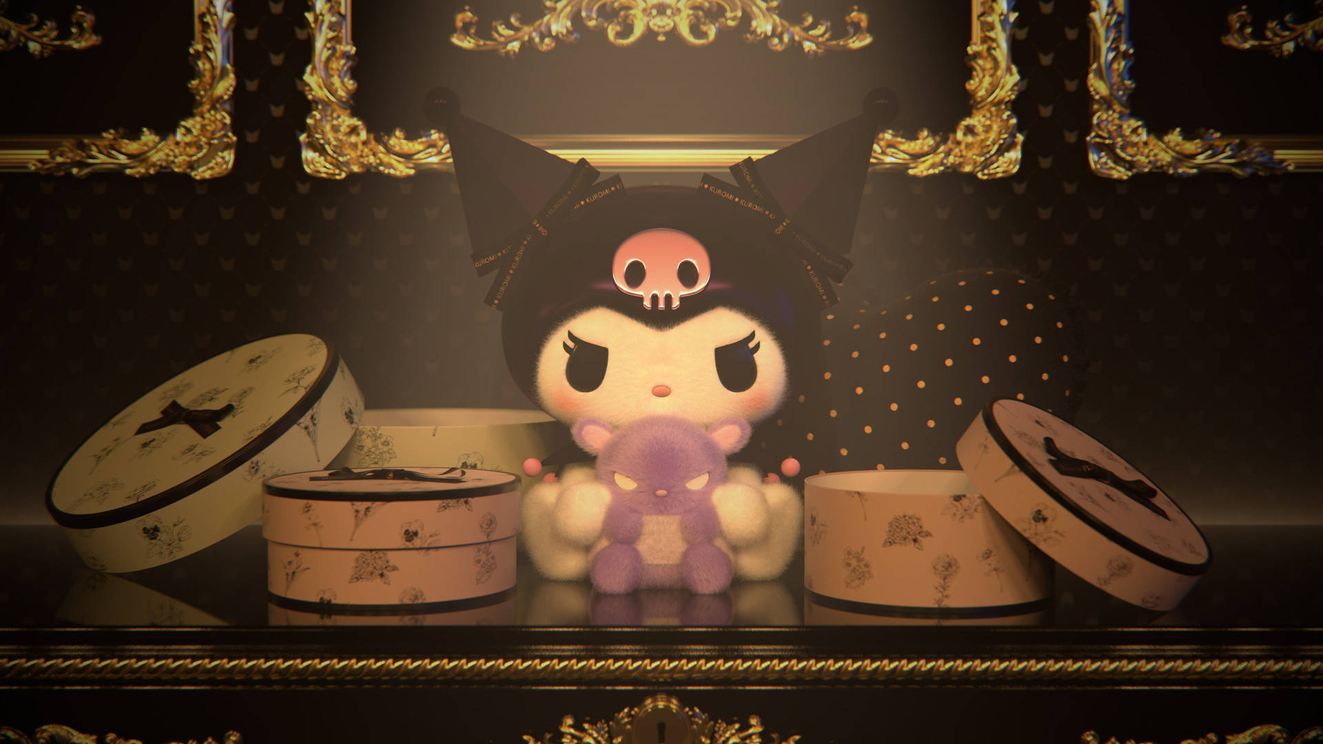 My Melody Kuromi отваря подаръчни кутии